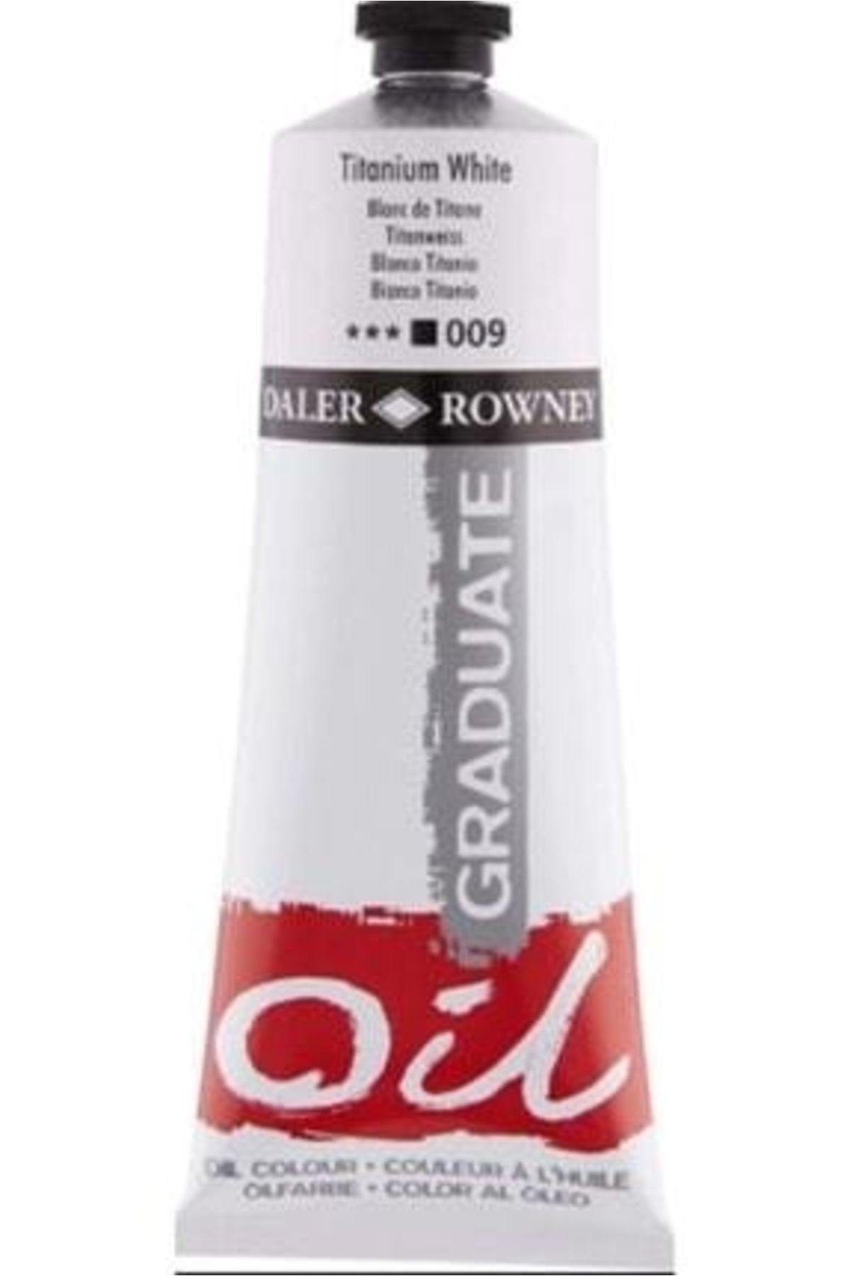 Daler Rowney Graduate Yağlı Boya 200ml 009 Titanium White