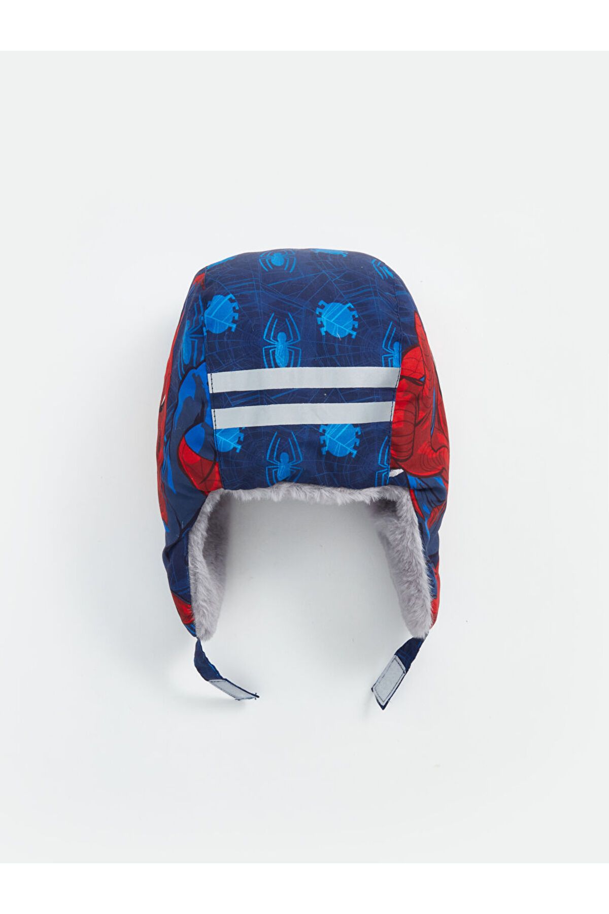 LC Waikiki-Lcw Accessories Navy Blue Printed Spiderman Printed Boys' Snow Cap 3