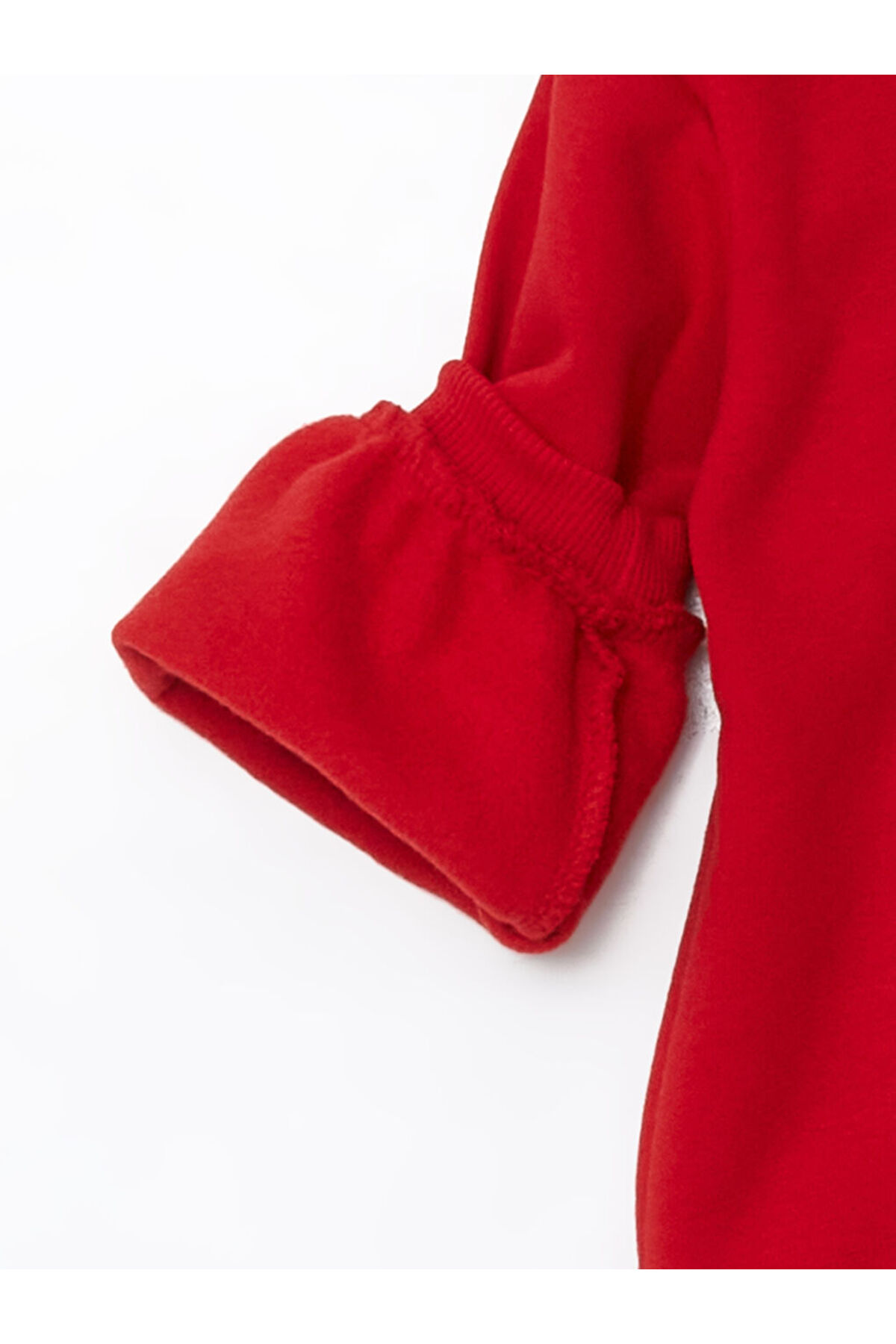 LC Waikiki GiyÇık Store Kırmızı Bisiklet Yaka Uzun Kollu Atatürk Baskılı Kız Bebek Sweatshirt fotoğrafı 2 (önizleme)