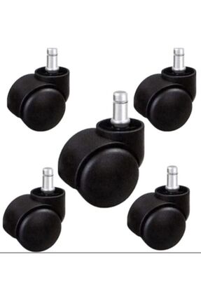 Sempre Ofis Koltuk Tekerleği 11 Pin 50 Cap 5 Adet Çalışma Sandalyesi Tekerleği