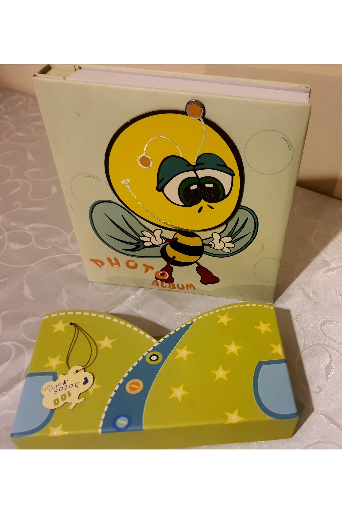 Cmf KUTULU BEBEK FOTOĞRAF ALBÜMÜ 15X21 CM VE 10X15 CM   80 ADET KAPASİTELİ fotoğrafı 2 (önizleme)