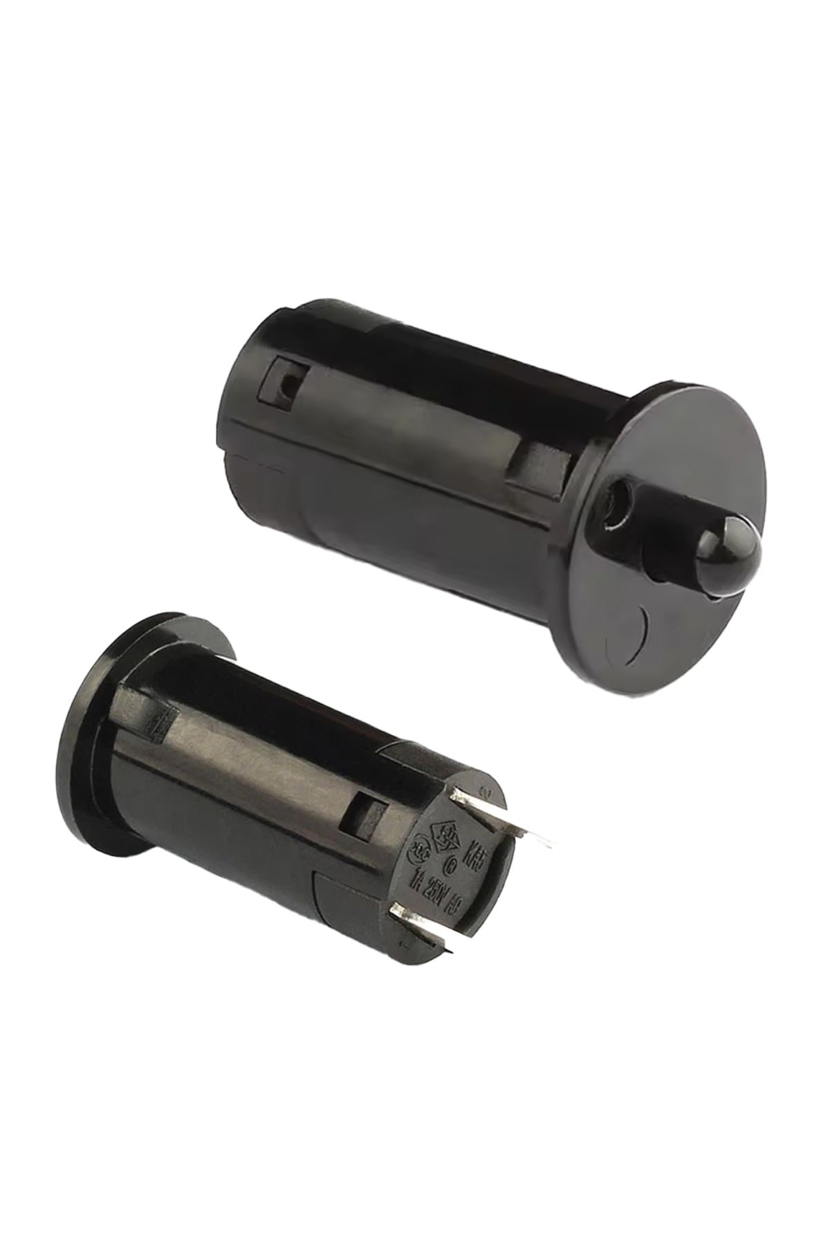 Go İthalat IC-187A KAPAK SWİTCH Ø12MM (NC) NORMALDE KAPALI KONTAK PBS-25B SİYAH (4401)