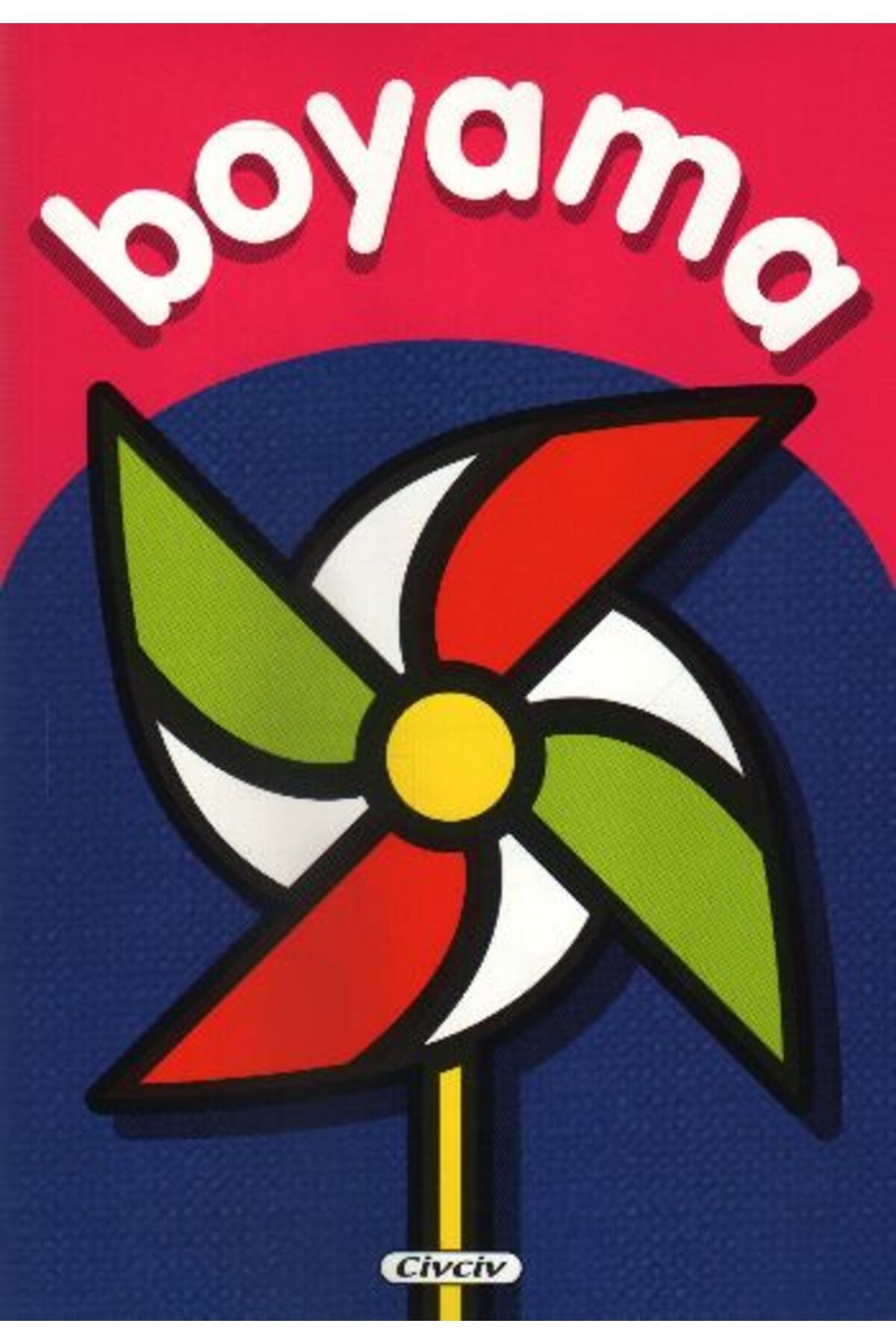 Karma Kitaplar Boyama Rüzgar Gülü kitap (Korunakli Posetle)