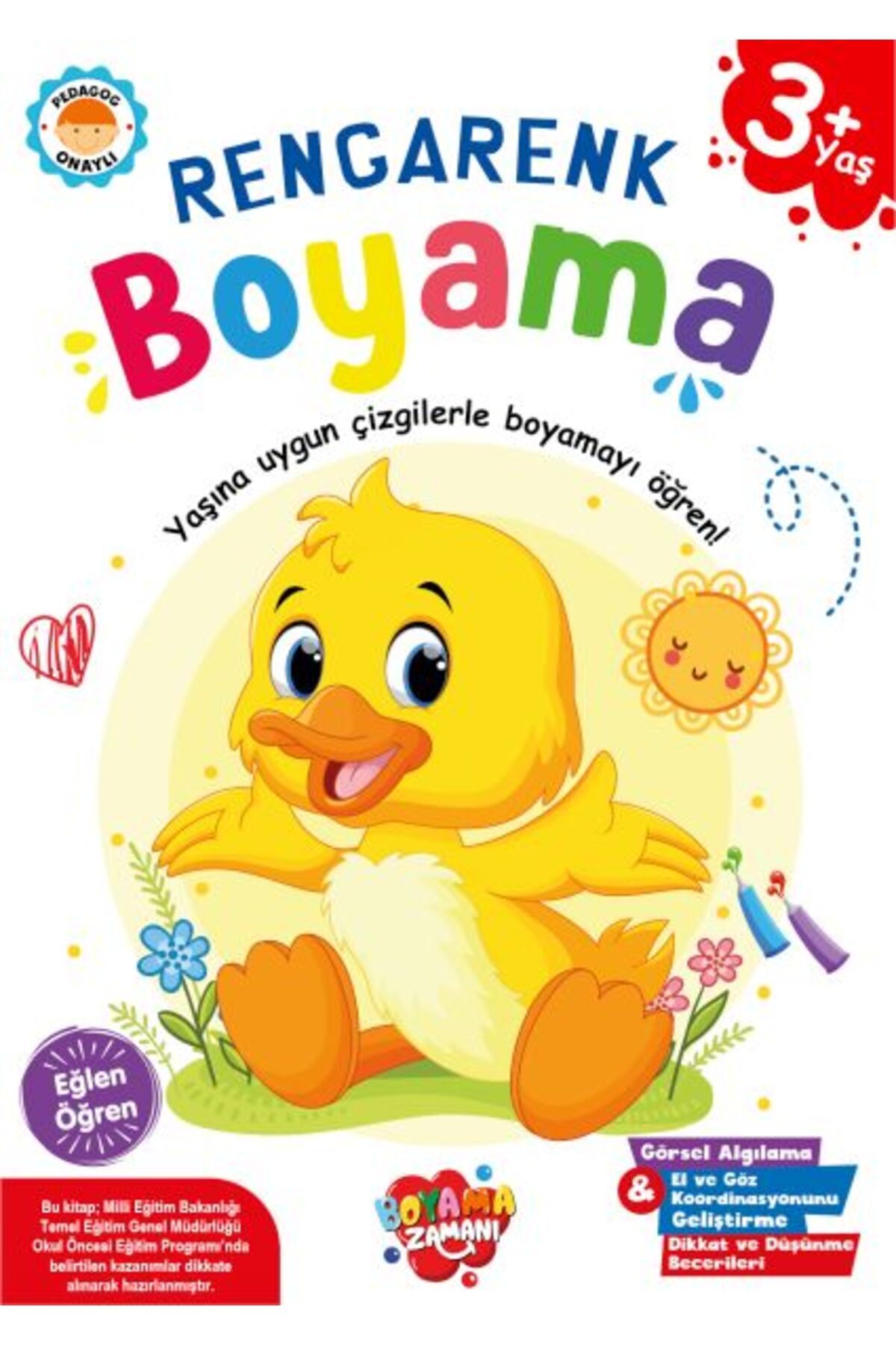 Türk Dil Kurumu Yayınları Rengarenk Boyama 3 Yaş