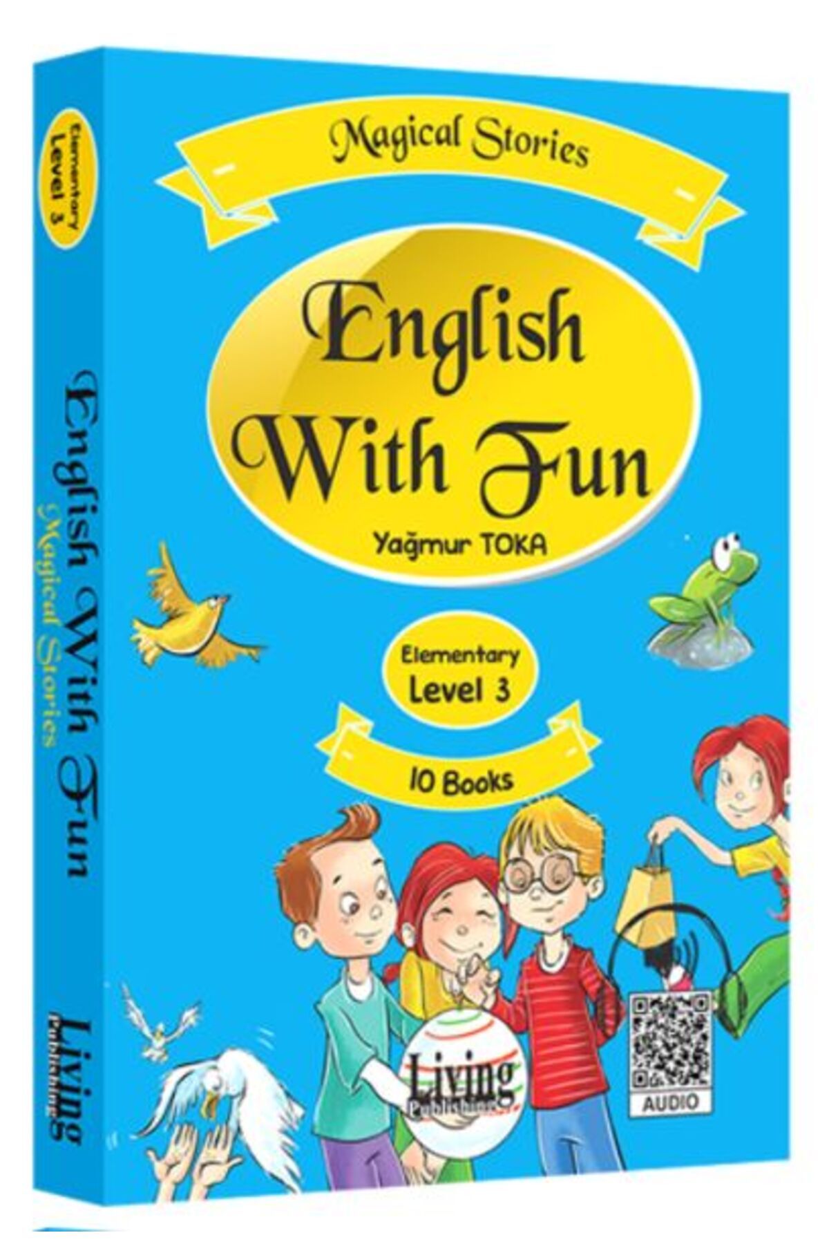 Living English Dictionary English With Fun Level 3 - 10 Kitap - Magical Stories