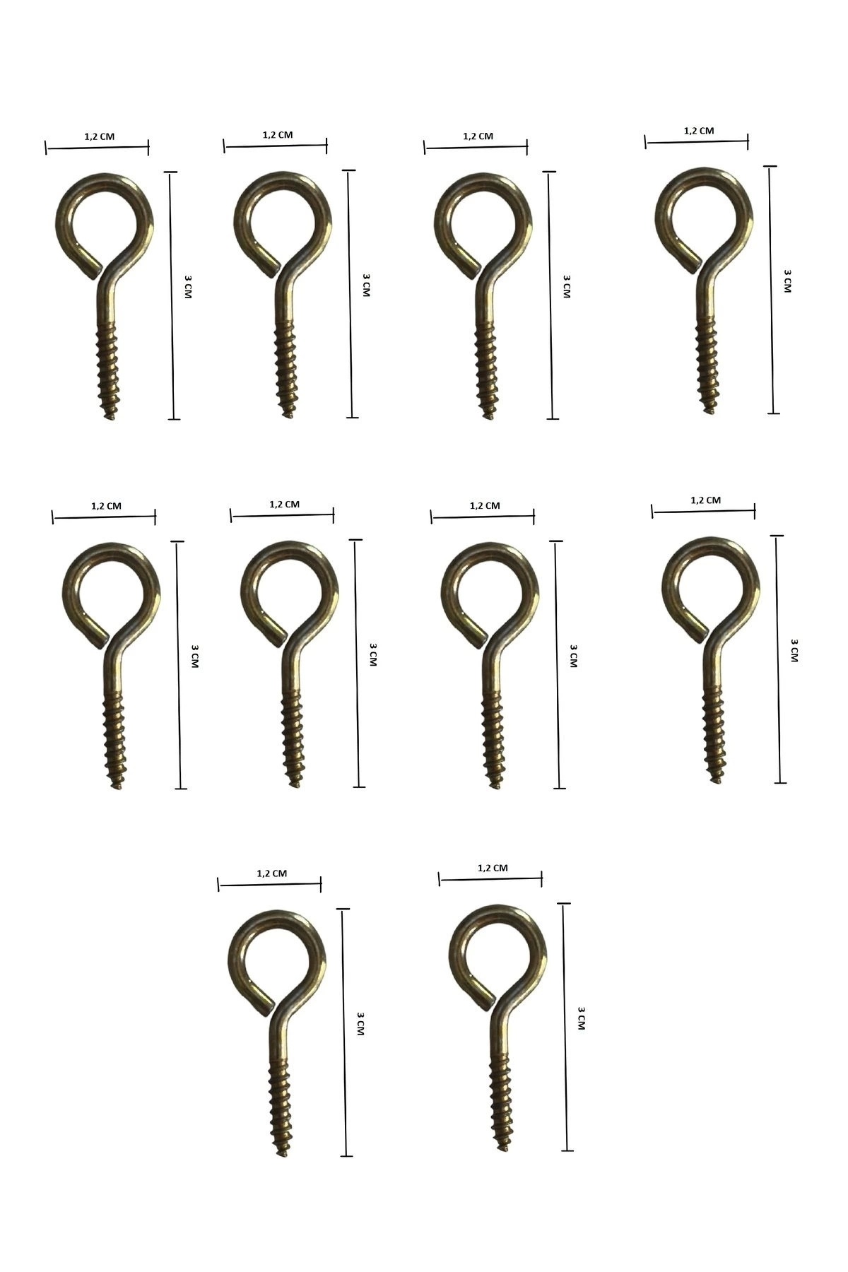 CONANA Kapalı Piton Kanca 17x50 (Boyut 12mm*30mm) (10 Adet)