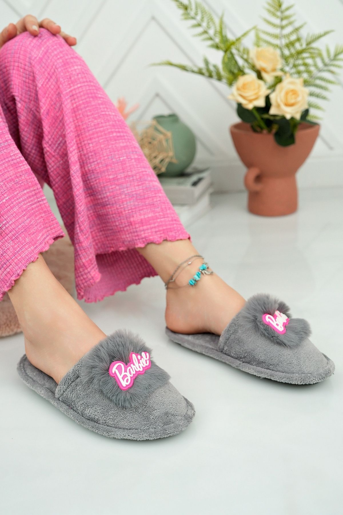 Modafırsat-Women's Winter Slippers - Pack of 3 Guest Dowry Bundle Bridal Casual House Slippers 4