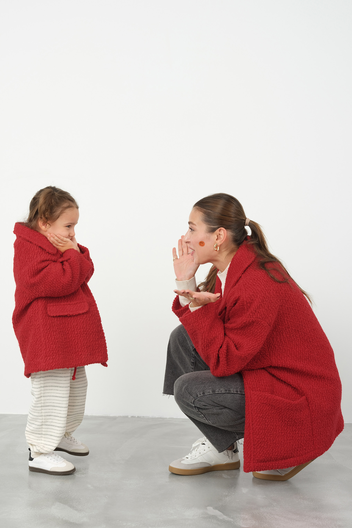 Mioma Kids Buklet Kaban Kırmızı fotoğrafı 2 (önizleme)