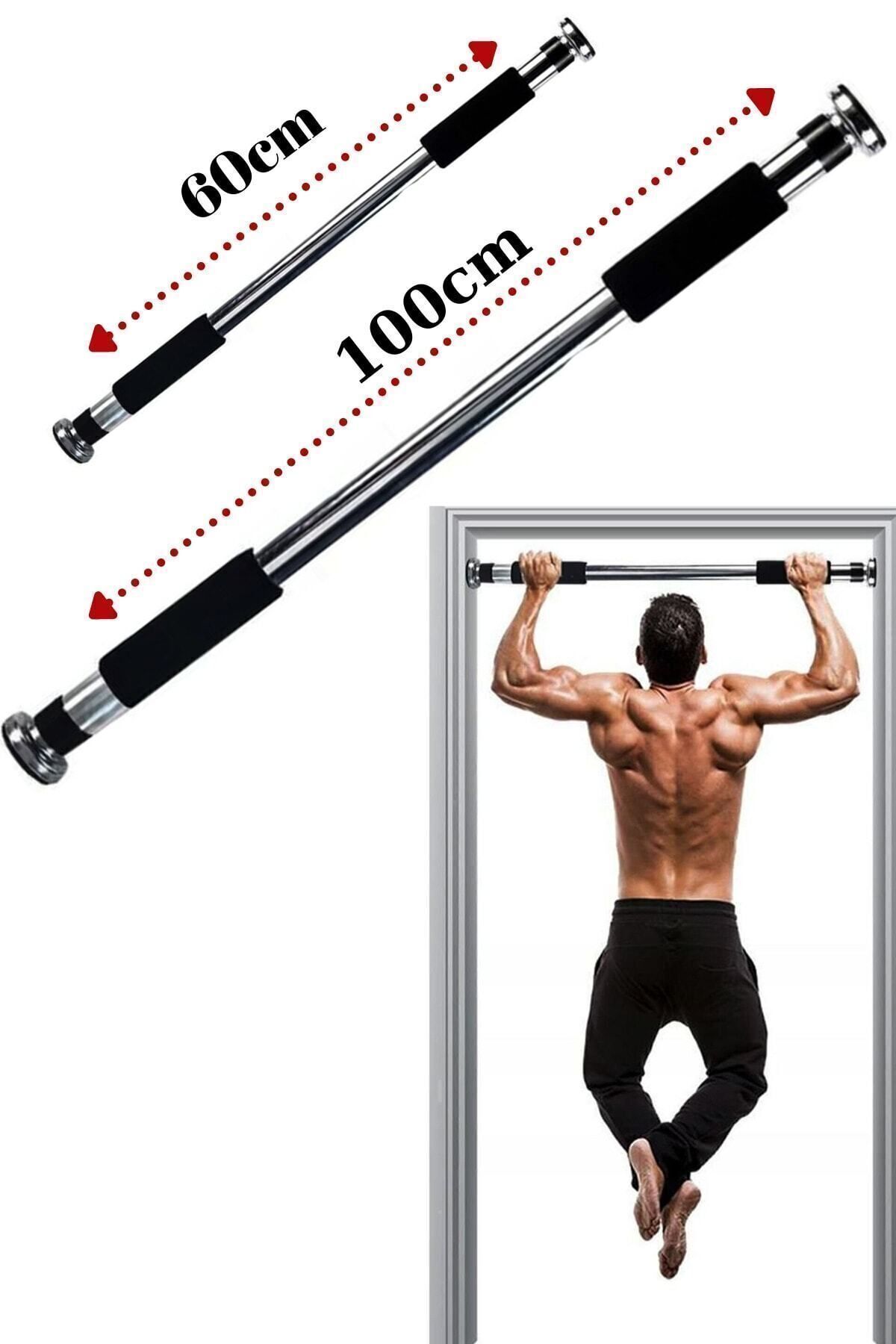 Mhm Collections 60-100 Cm Koridor Kapı Barfiksi Barfix Aleti Mekik Şınav Çubuğu Çekme Barı Demiri Bar