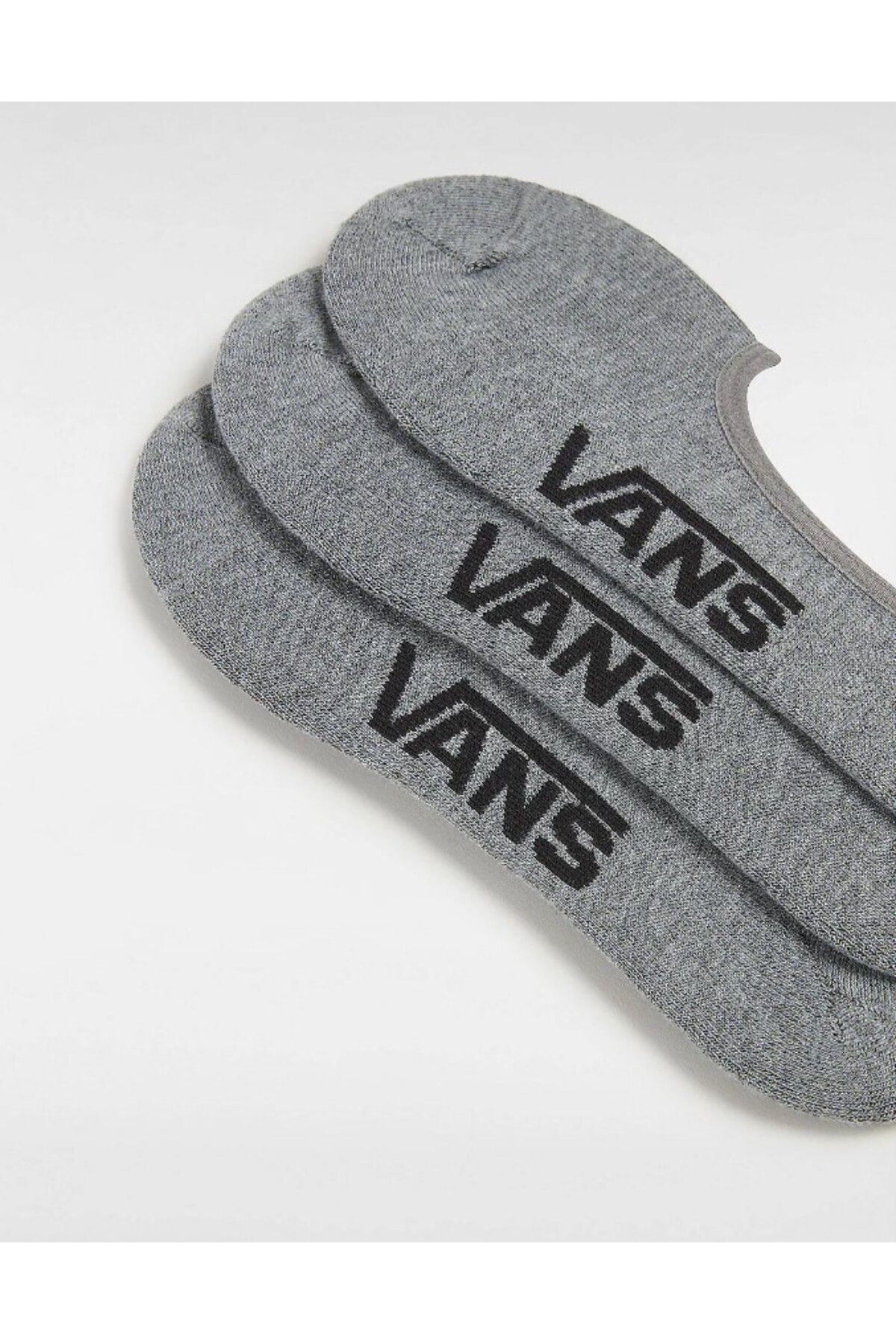 جوراب خاکستری مردانه کلاسیک بدون نمایش اورجینال Vans