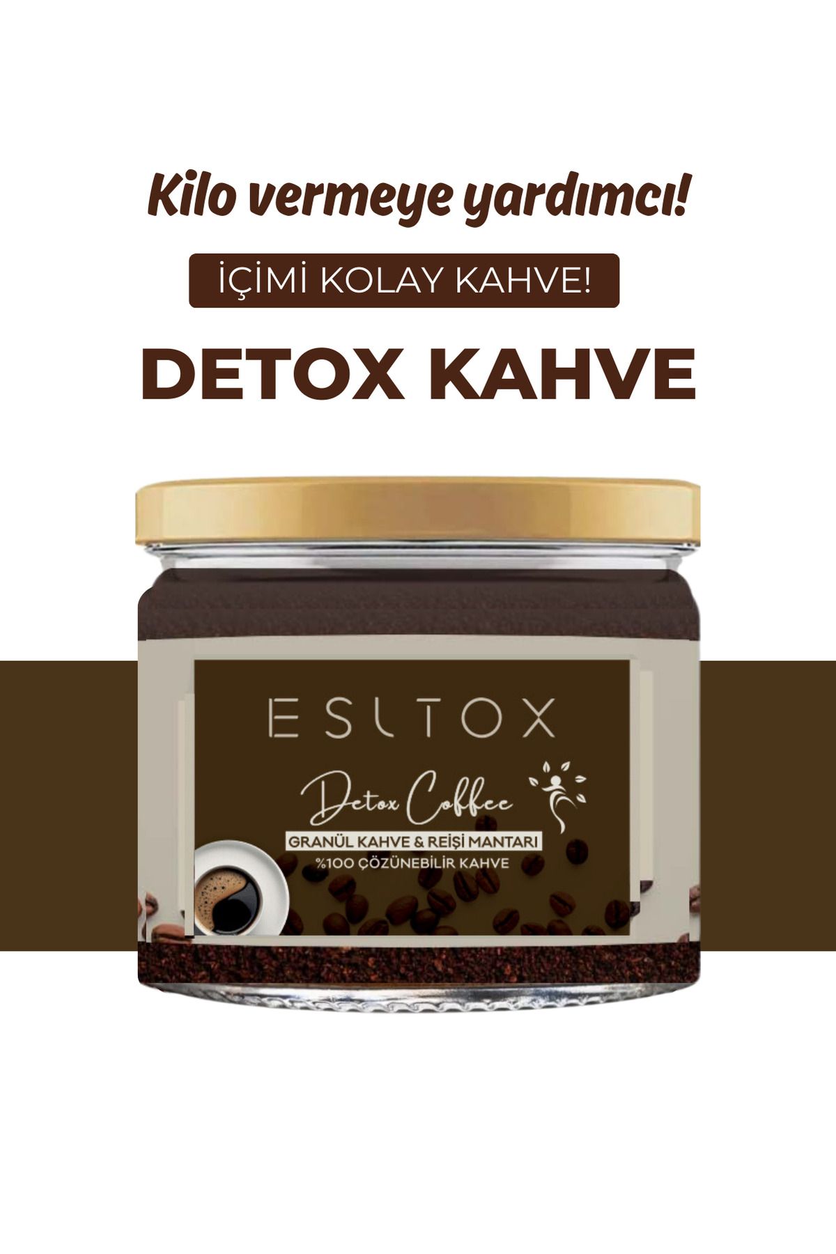 Detox Fit Coffee Zayıflama Ve Kilo Vermeye Yardımcı Içimi Kolay Diyet Kahve 150 gr