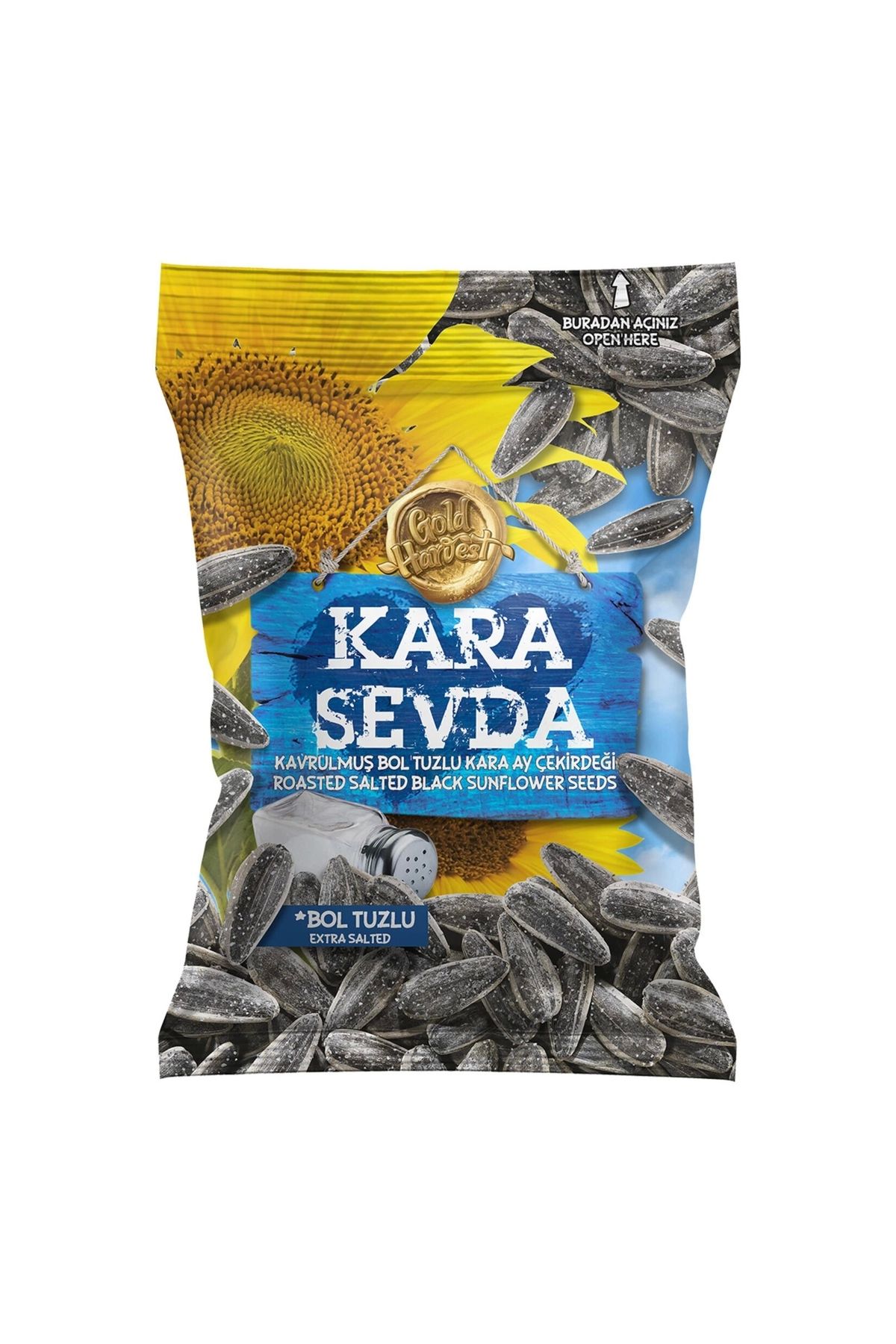 Master Nut Kara Sevda Yerli Tuzlu Siyah Ayçekirdeği 135 G