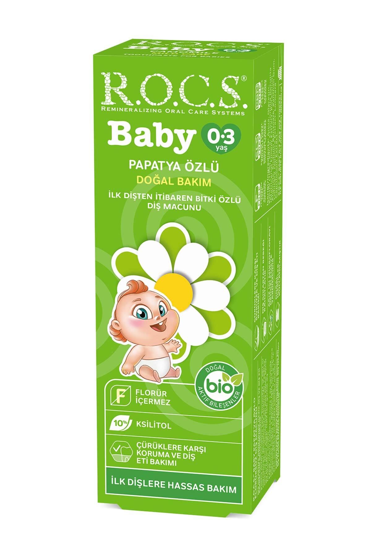 R.O.C.S. Baby 0-3 Yaş Diş Macunu Papatya Özlü 45 gr