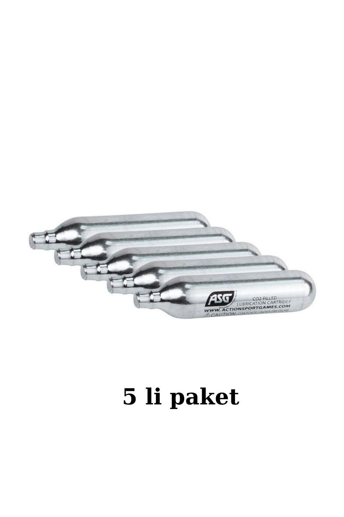 ASG 12 gr Co2 Tüp (5 ADET)