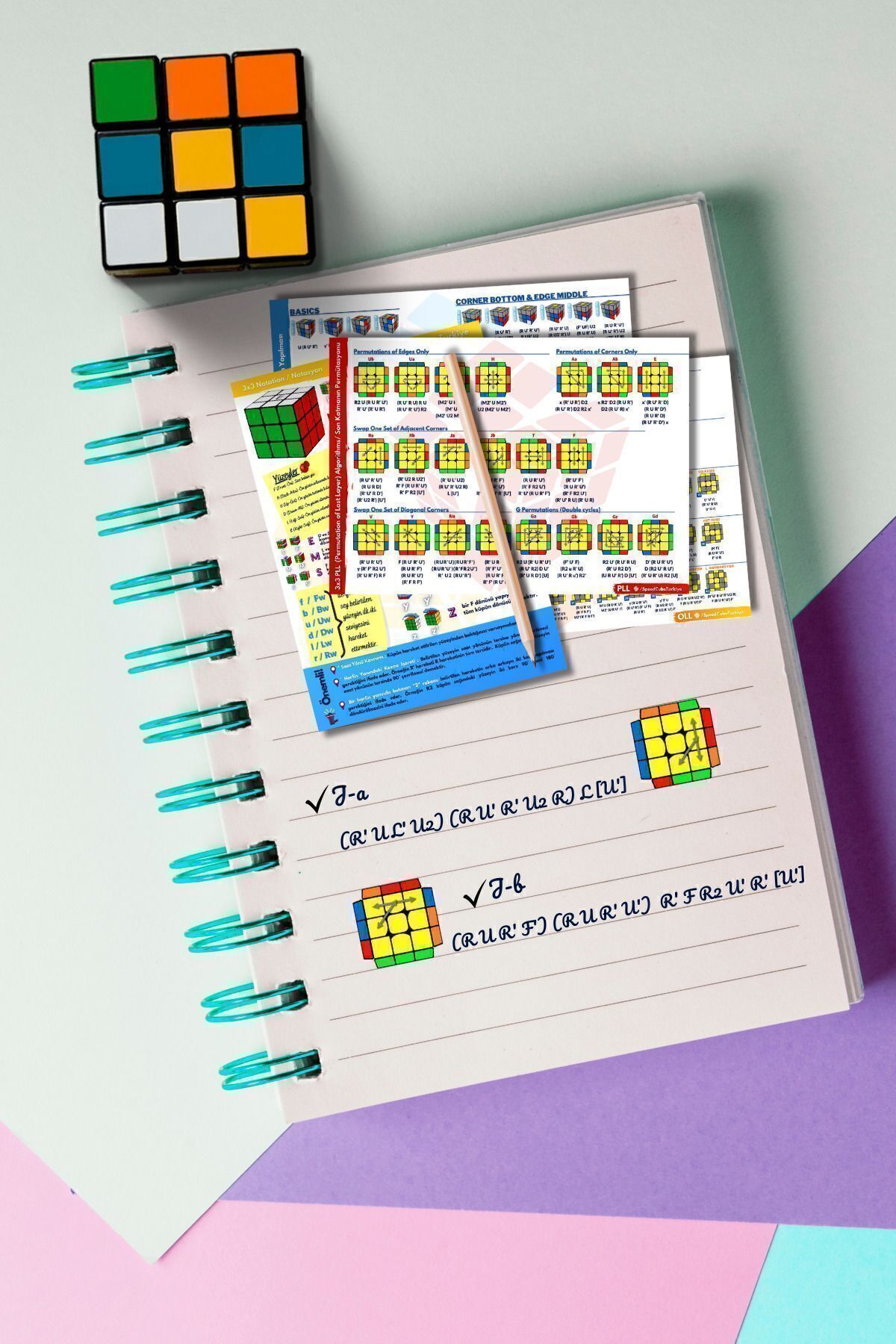Galery Wood-Rubik Intelligence Cube Speedcube Learning And Quick Solution Educational Cfop Guide / Notation F2l Oll Pll 2