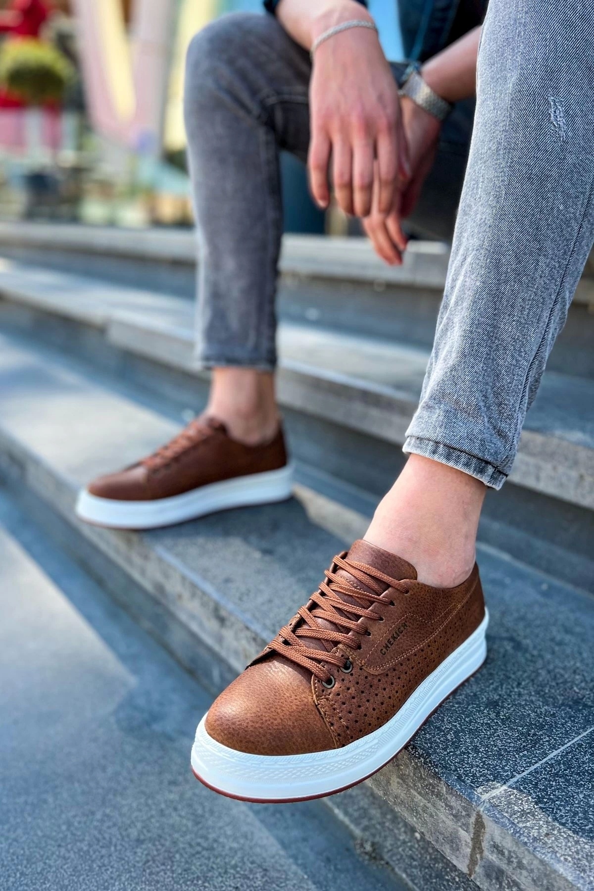 Chekich-Cbt Cowien Tan Men's Shoes 4