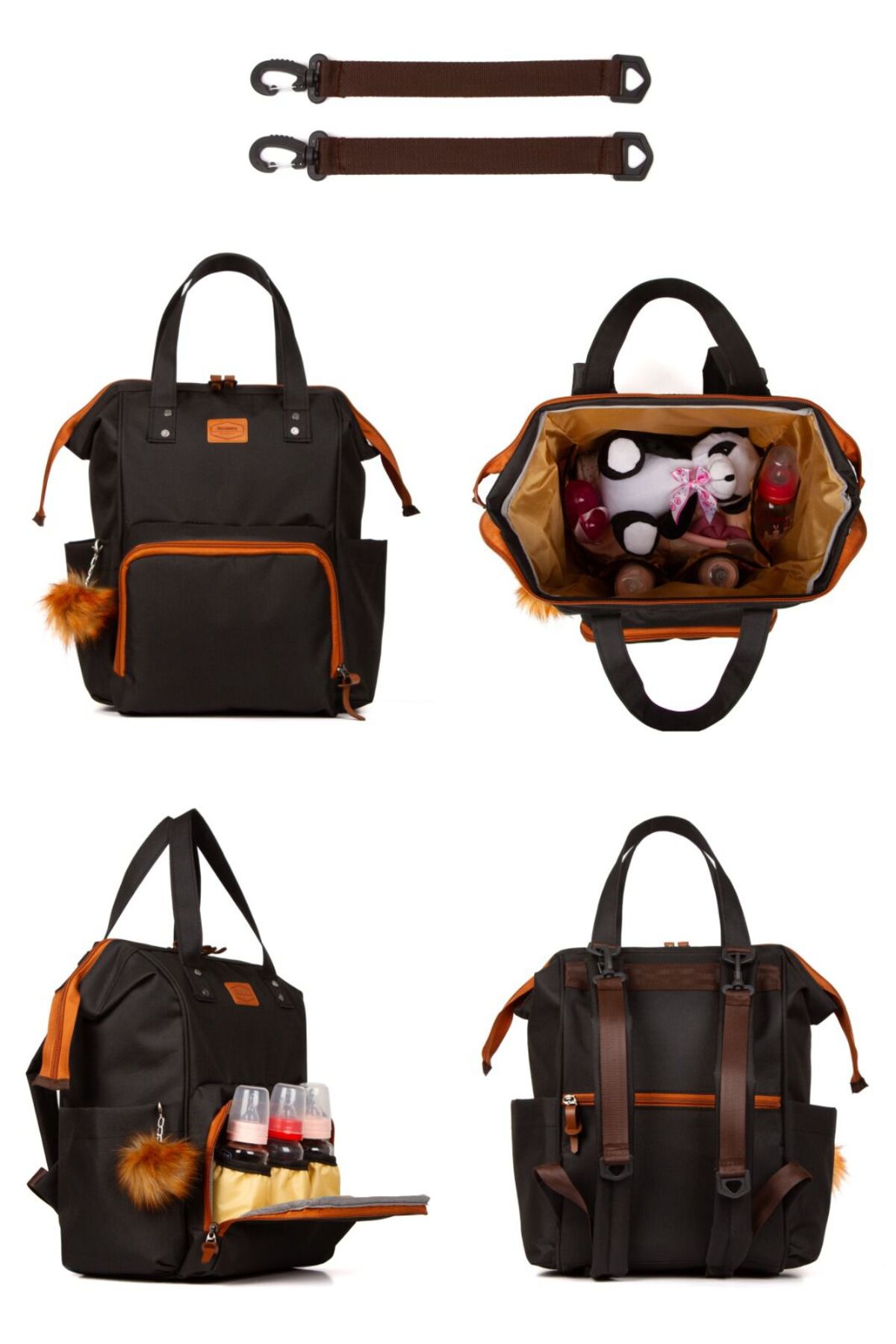 Genel Markalar ANNE BEBEK SIRT ÇANTASI (TERMAL BİBERONLUK VE BEBEK ARABASI İÇİN TAKMA APARATI) fotoğrafı 5 (önizleme)