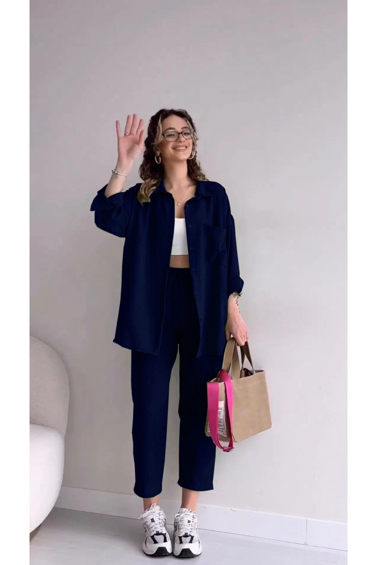 Mothermood yeniKeten Günlük Ikili Takım Elbise Pantolon Gömlek
