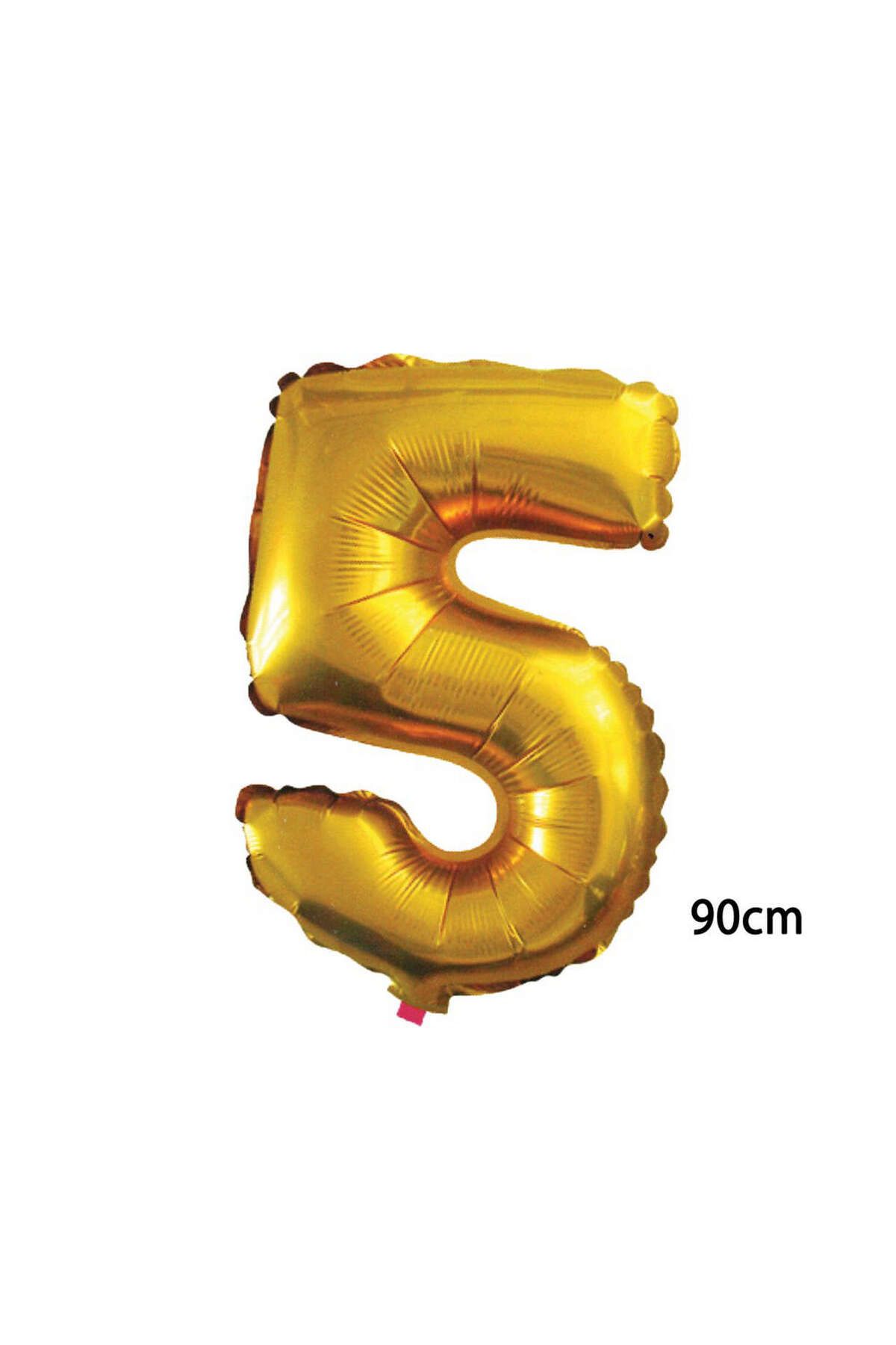 ZERO LAND - 40 inç 5 Rakamı Folyo Balon Gold 100 cm YKTSN