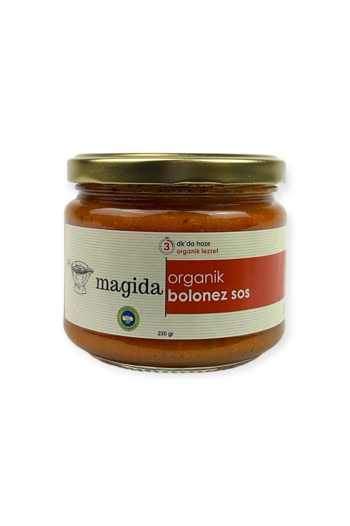 Magida Organik Organik Bolonez Sos- Hazır Yemek - Makarna , Lazanya Sos