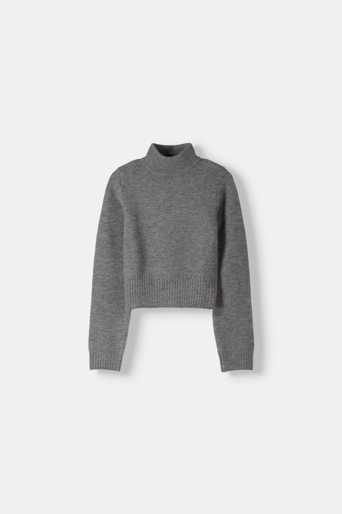 Bershka-Sweater - Gray - Relaxed fit 2