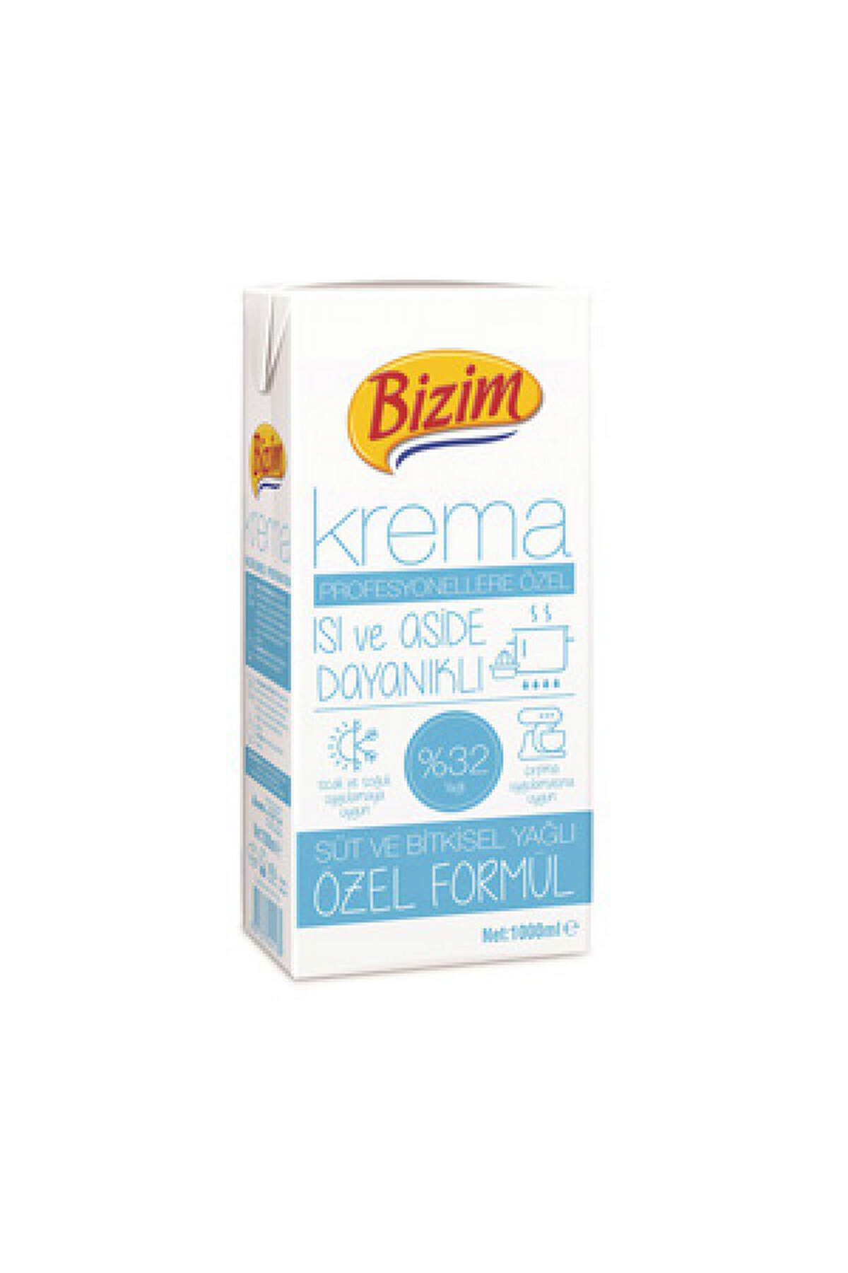 Bizim Mutfak BİZİM MUTFAK - KREMA %32 YAĞLI(SÜT - BİTKSL KRŞM) (1 X 1 LT) BİZİM 535132