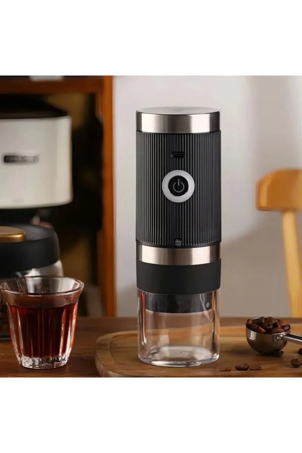 MARKPORT Kahve Makinası Usb Şarjlı Kahve Değirmeni Alk2821
