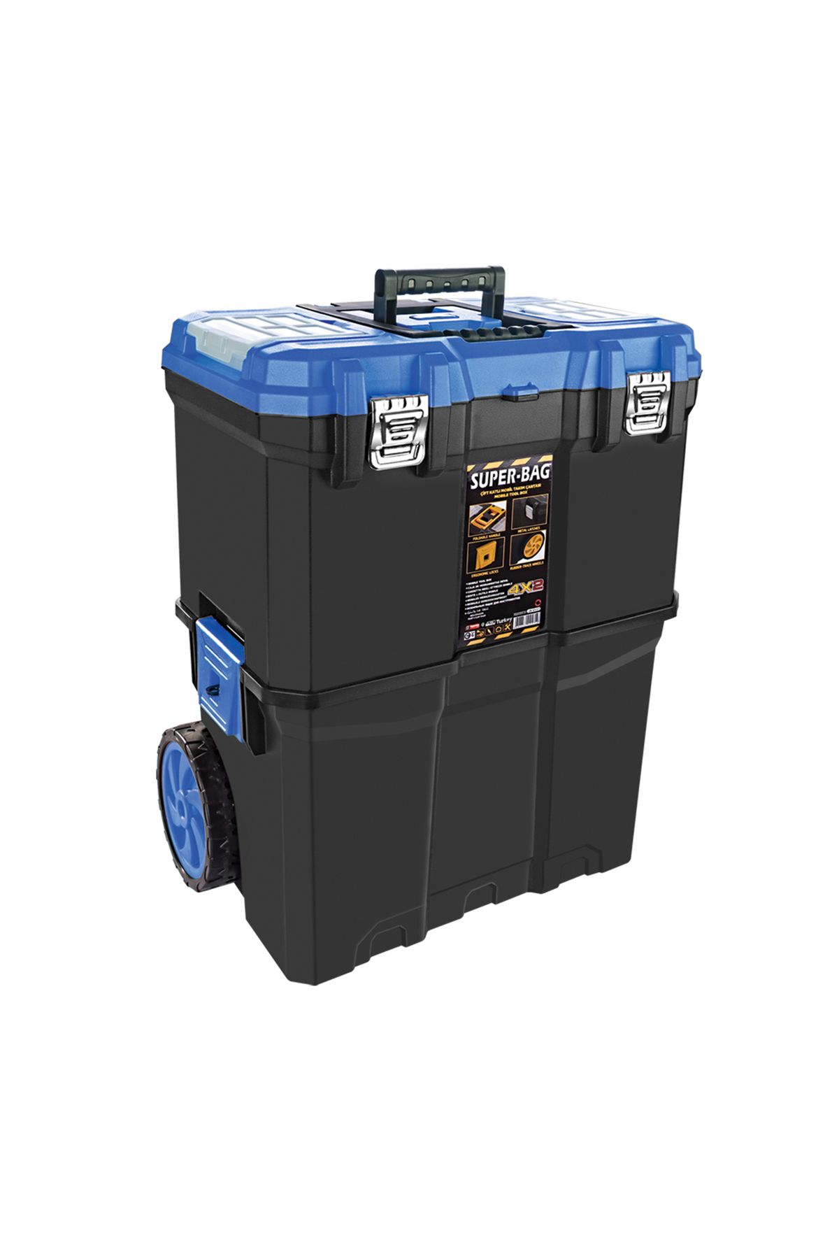 ASRIN-Asr-5039 Wheeled Double Mobile Tool Bag 7