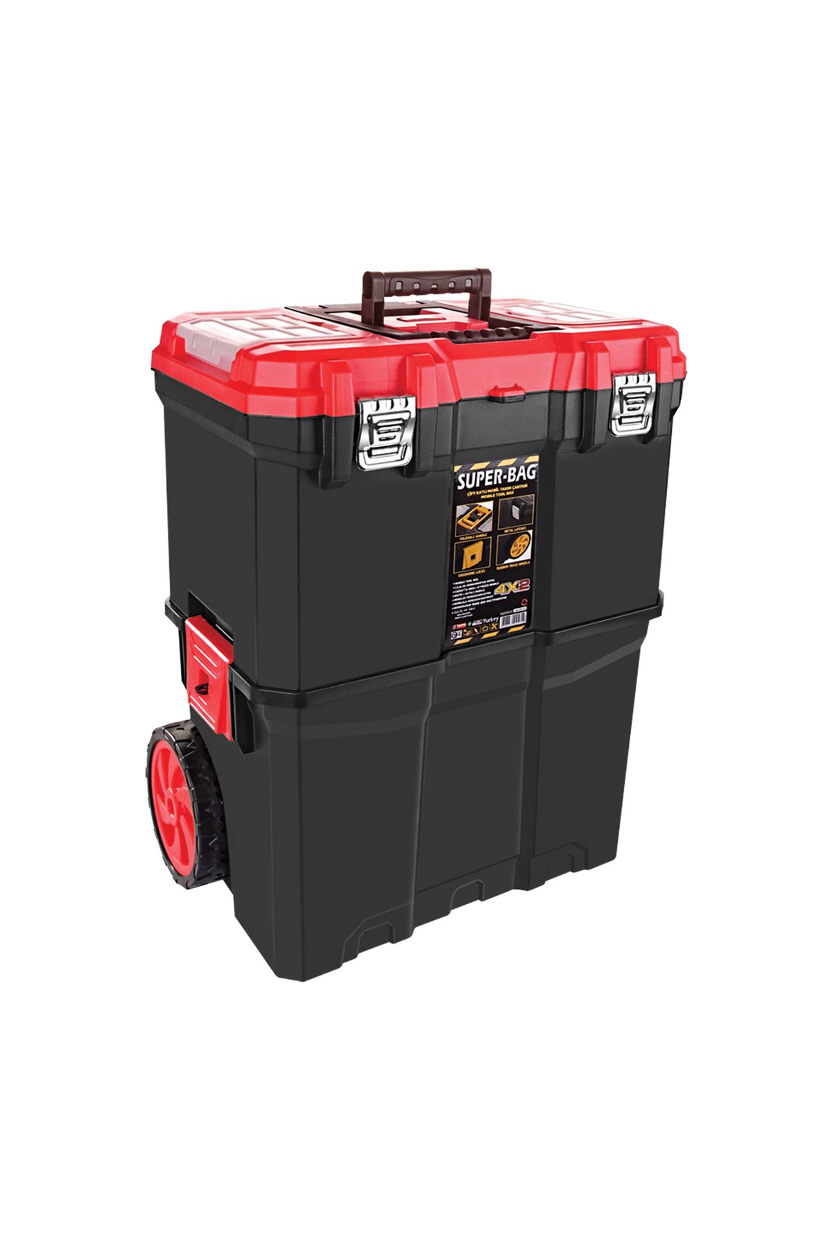 ASRIN-Asr-5039 Wheeled Double Mobile Tool Bag 6