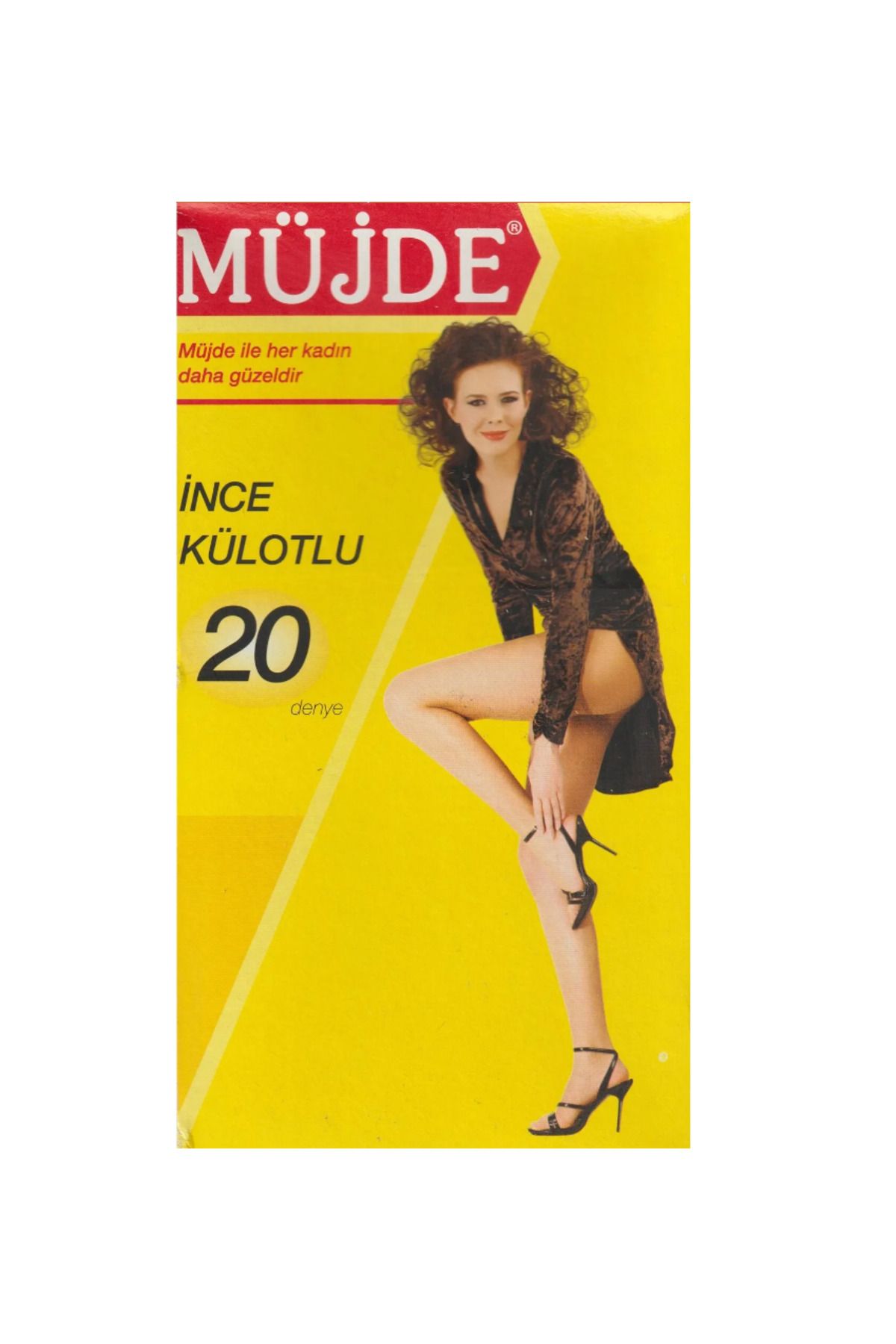 Müjde-6-Piece Good News Thin Pantyhose Size 2 86-Mink 1