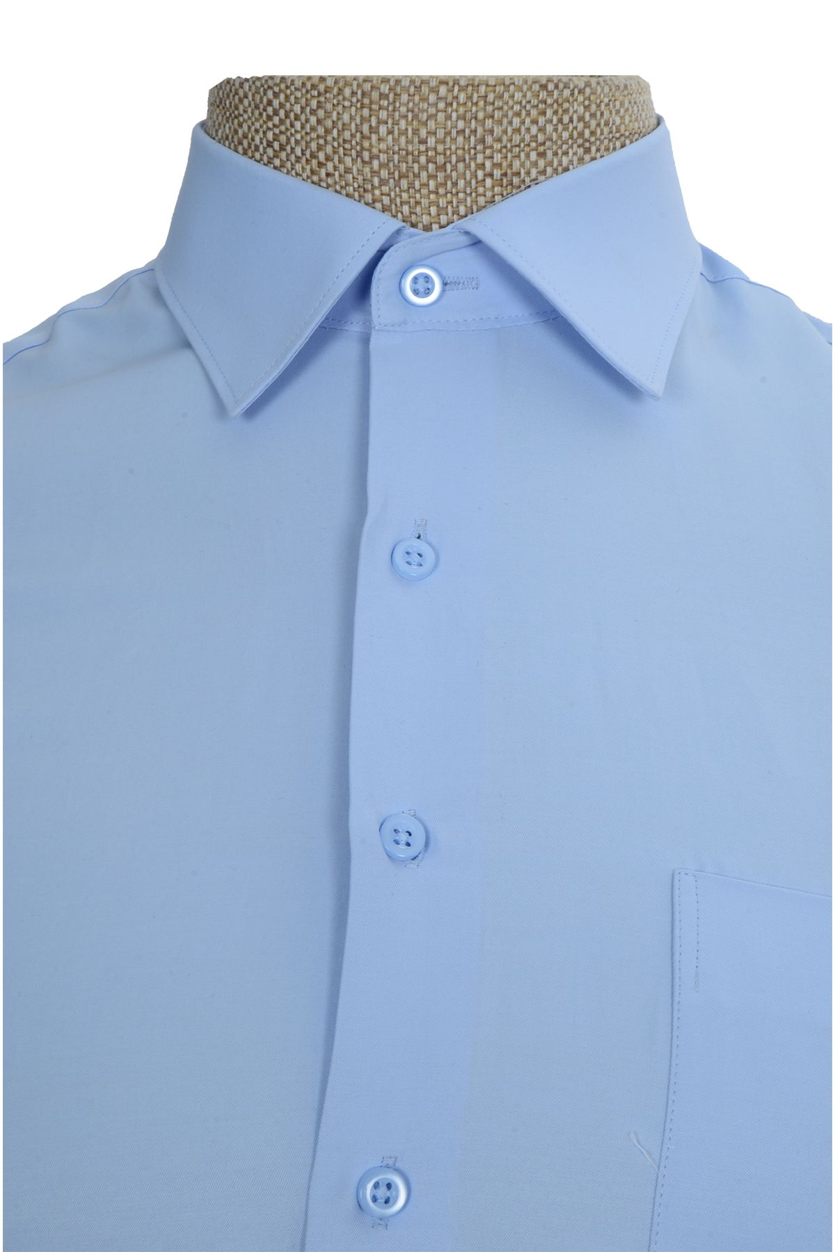 Cengiz İnler-Pánska bavlnená košeľa Cengiz Inler Standard Collar Plain Regular Fit 3