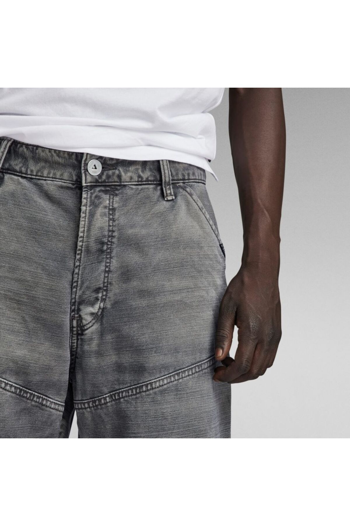 شلوار جین خاکستری مردانه G STAR RAW 5620 سه بعدی شل G-STAR RAW