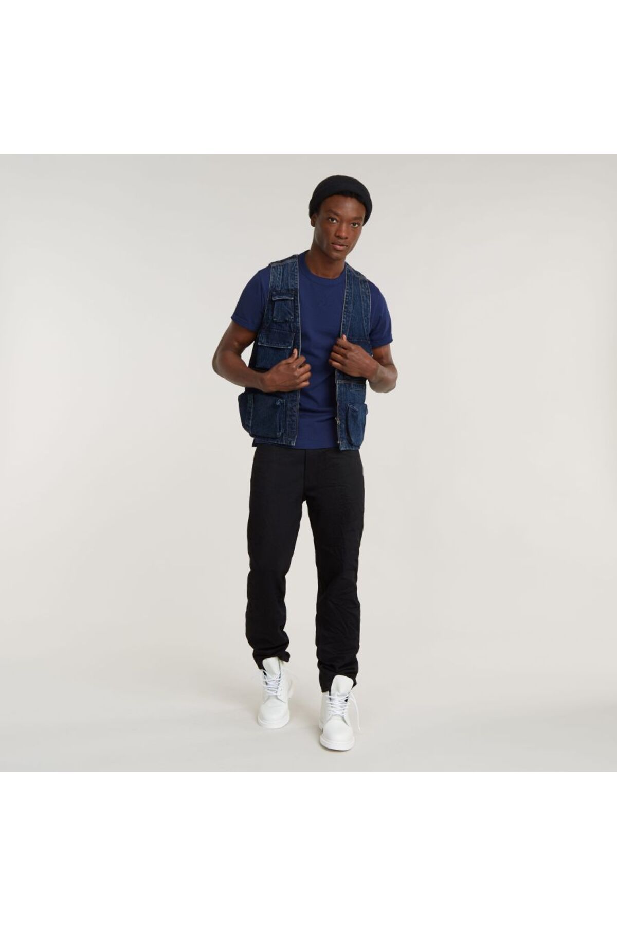 تی شرت آبی مردانه G STAR RAW توری اورجینال G-STAR RAW