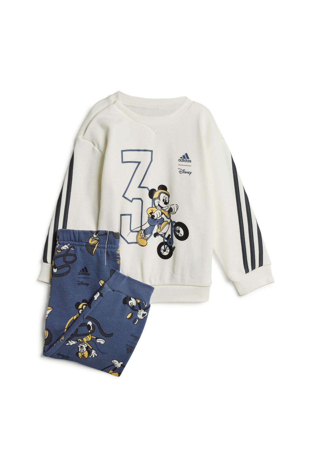 adidas-Iv9649-B Adidas I Dy mm Jog Baby Tracksuit Set White 1