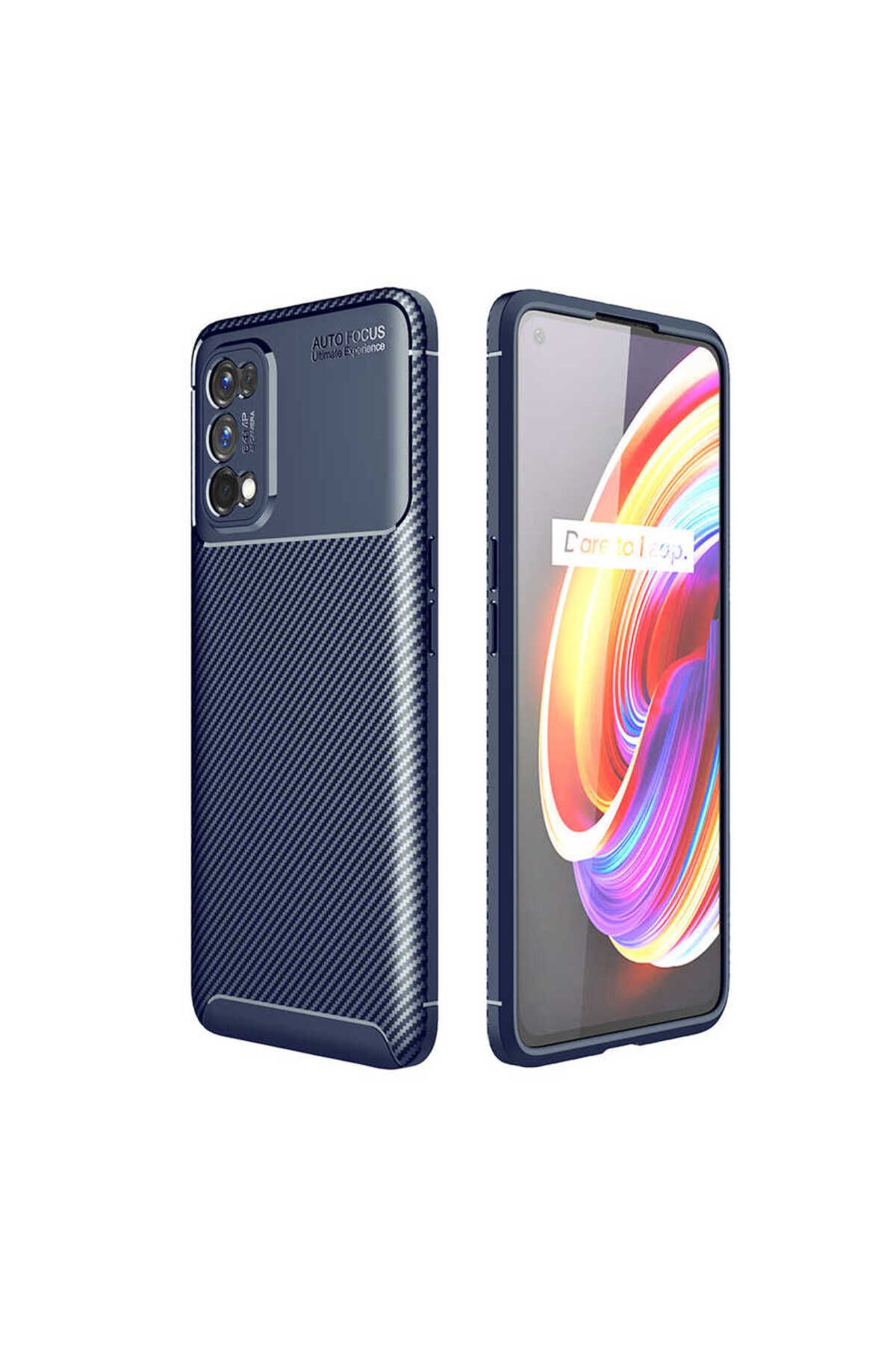 gaappy Fib Serisi Realme 7 Pro Lacivert Kapak