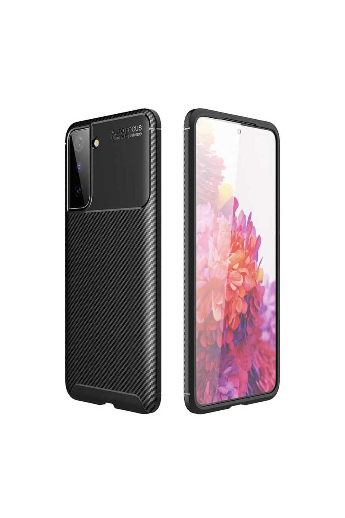 gaappy Fib Serisi Samsung Galaxy S21 Plus Siyah Kapak