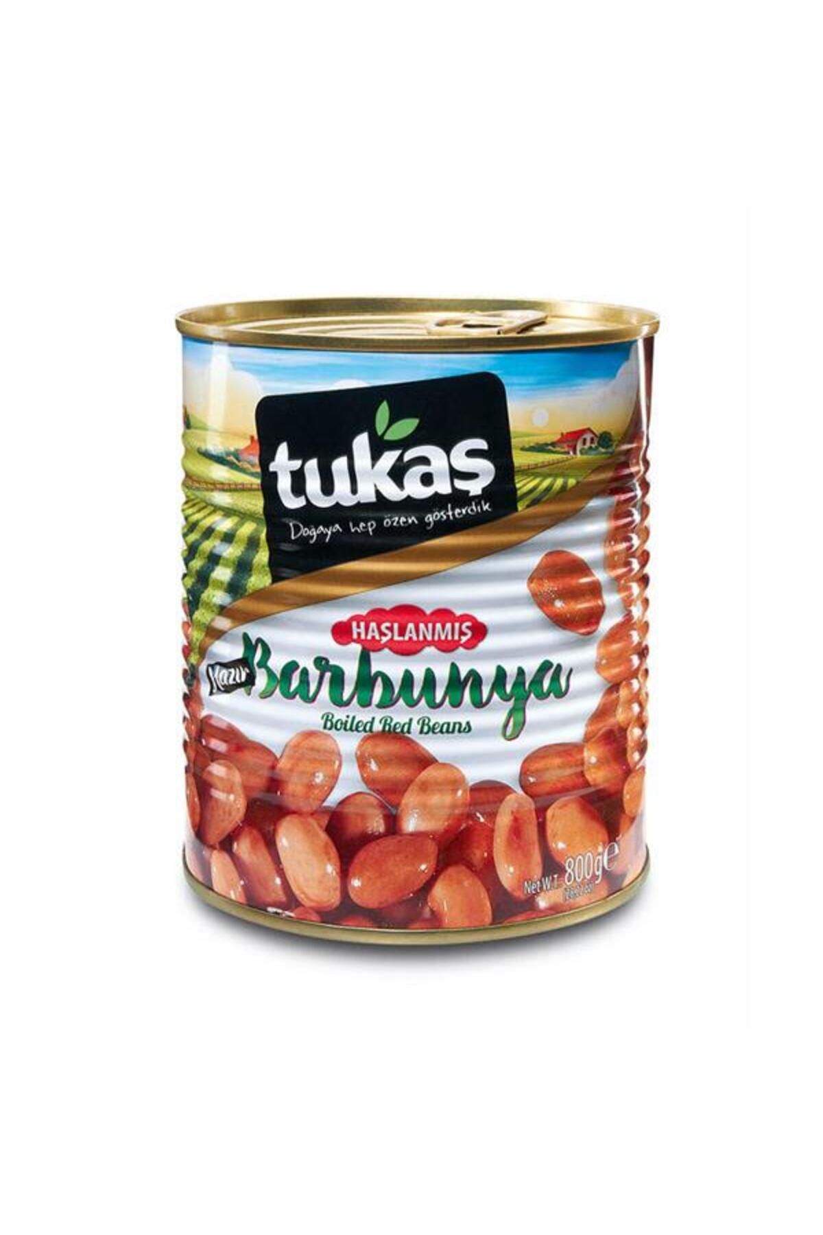 Tukaş TUKAŞ HAŞLANMIŞ BARBUNYA 800 GR X 12 ADET