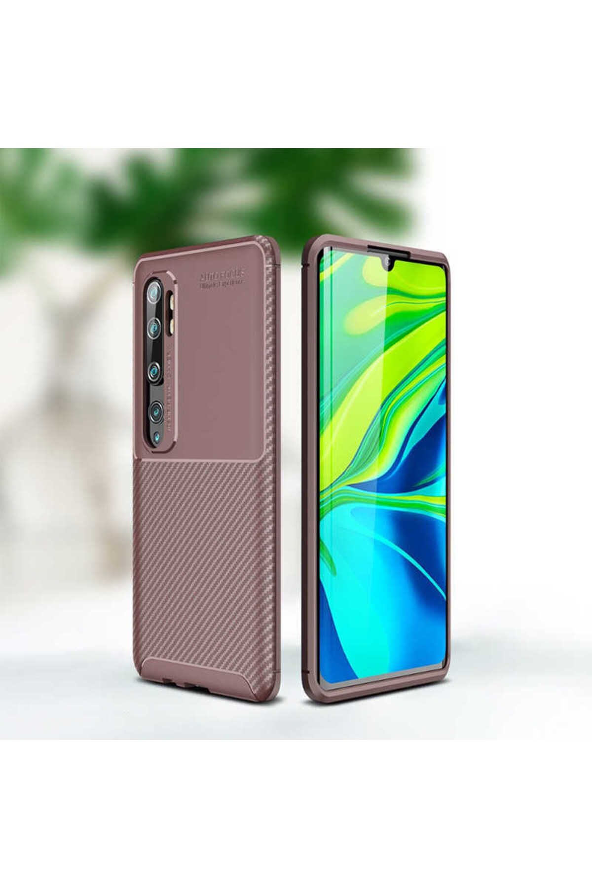 gaappy Fib Serisi Xiaomi Mi Note 10 Kahverengi Kapak
