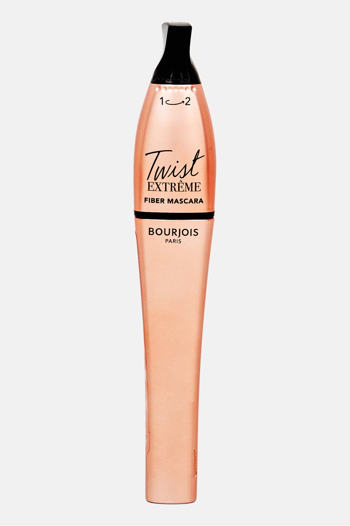 Bourjois-Twist Extreme Fiber Black Mascara 8 ml, Nude 1