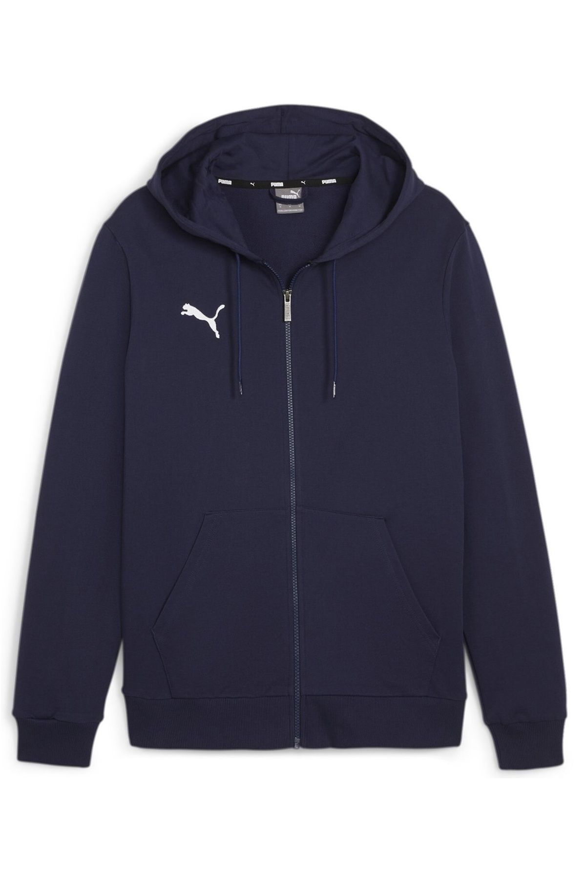 Puma-Teamgoal Casuals Hooded Jacket Men's Football Jacket65859506 Navy Blue 1