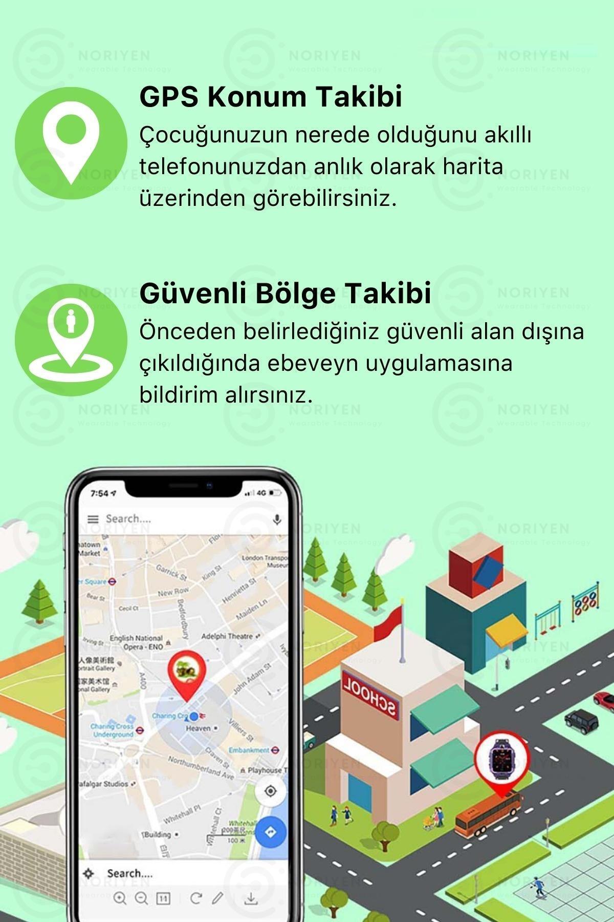 Sim Kartlı Kameralı Çocuk Takip Saati Konum Ortam Dinleme Kol Saati Kız Çocukları Için Akıllı Saat