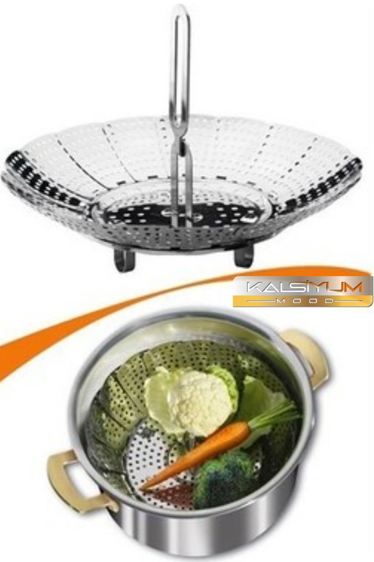 Kalsiyum Mood-Vegetable Cooking Boiling Apparatus Foldable Vegetable Cooking Kitchen Cooker Pot Cooking Apparatus 2