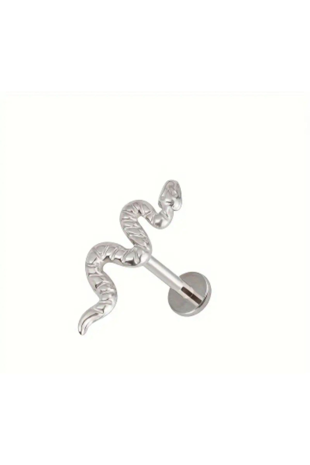 DCPİERCİNG-Snake Steel Helix Conch Piercing - Tragus Design 3