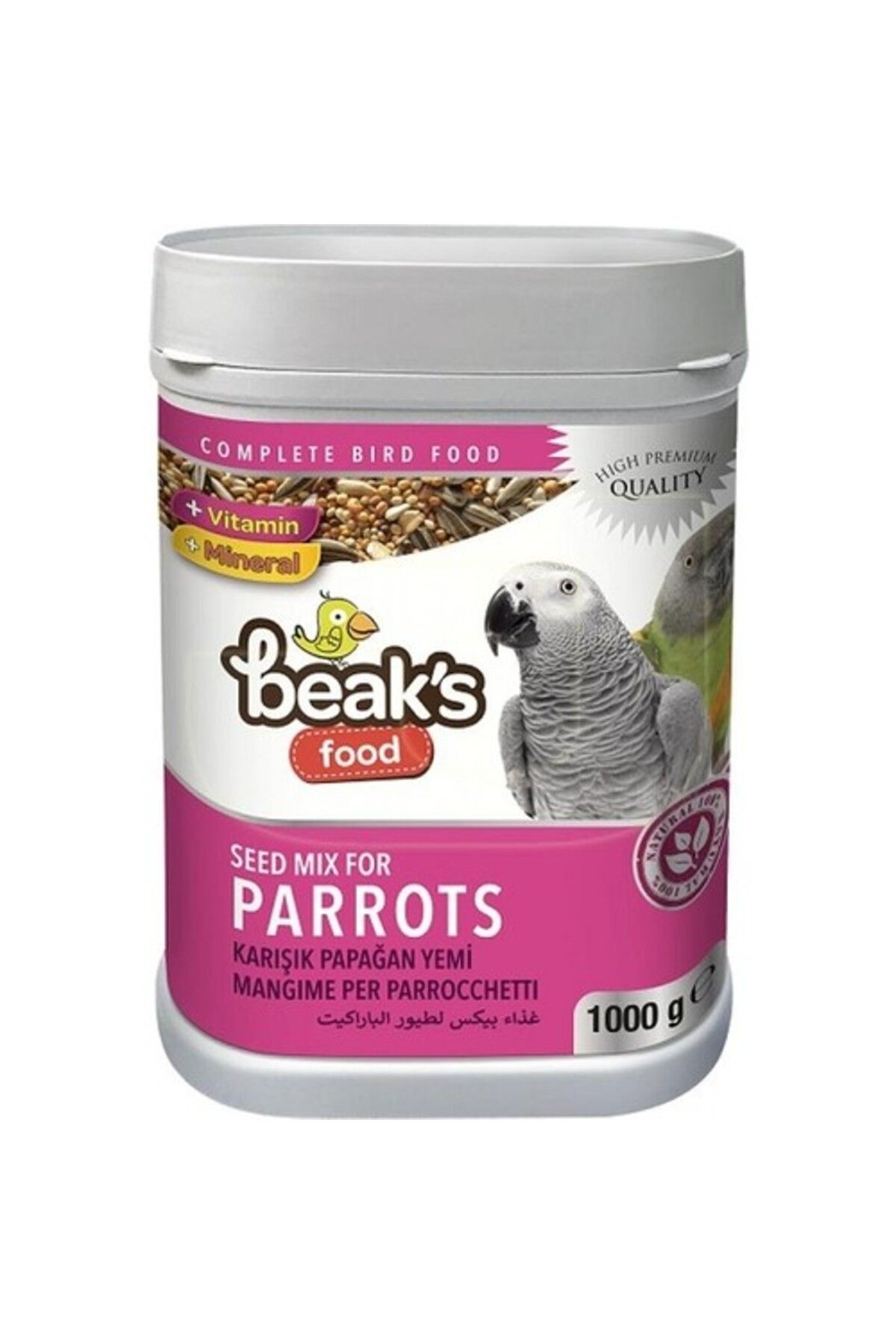 Beaks Papağan Yemi 1000 gr Parrots