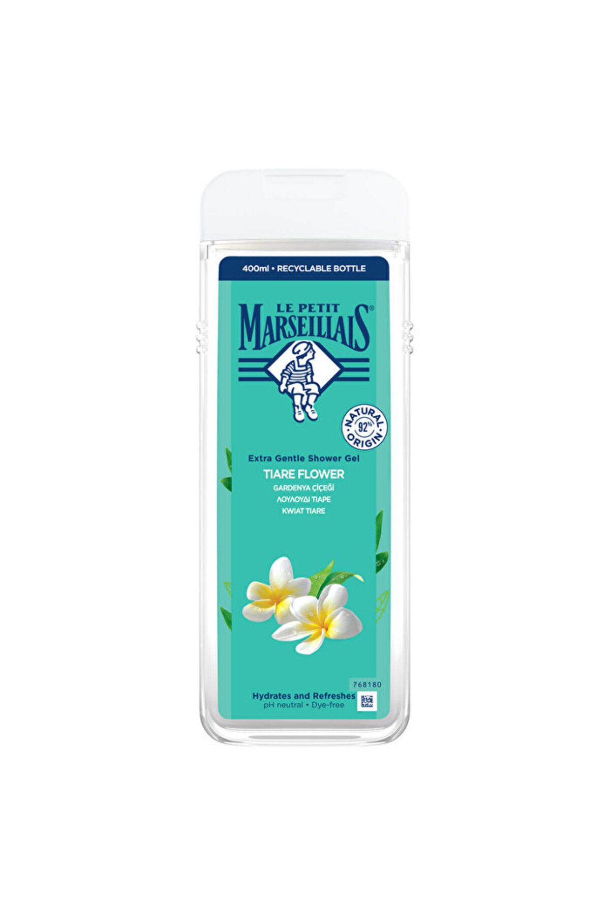 Le Petit Marseillais Duş Jeli - Organik Gardenya Çiçeği - 400 ml