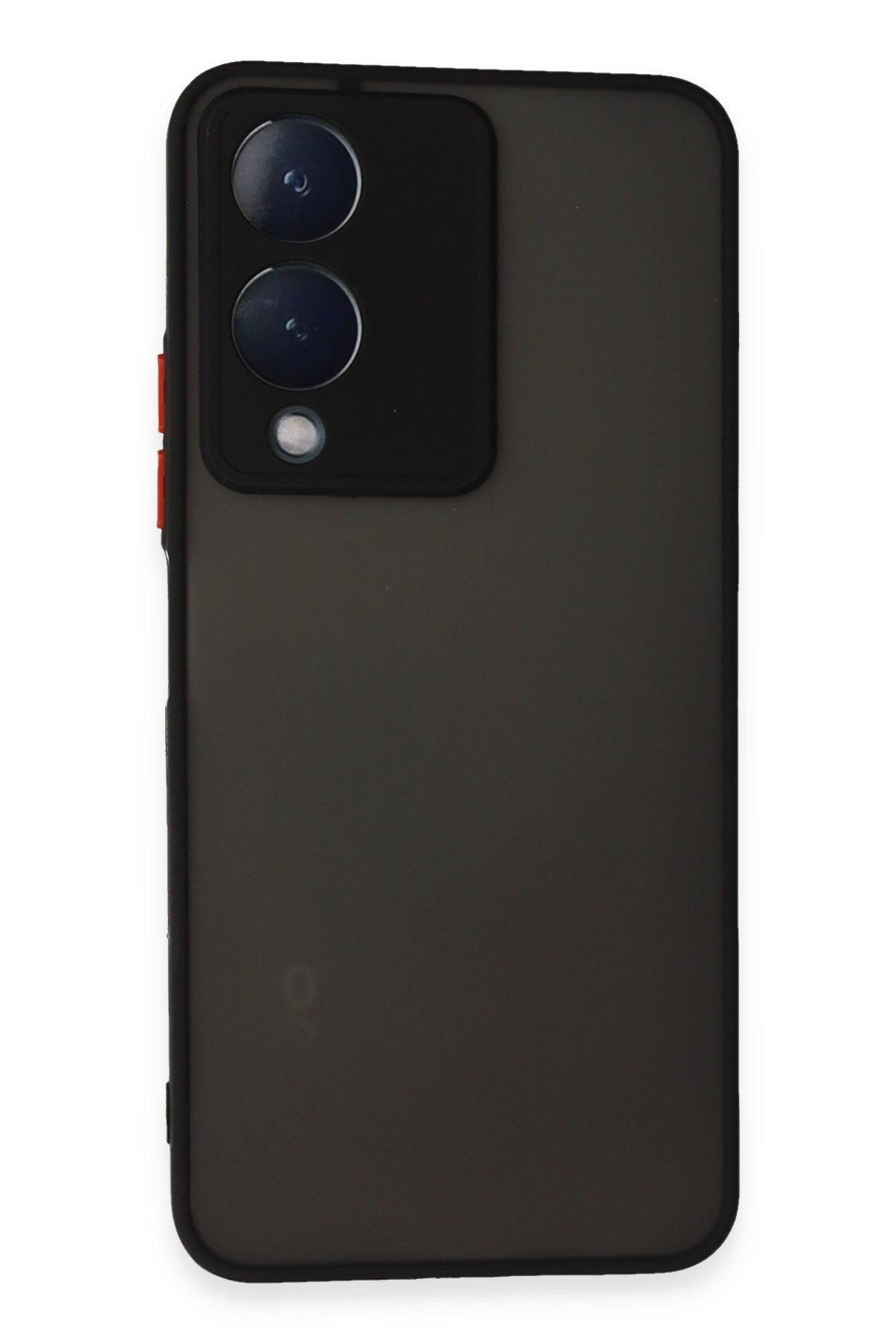 cepmoda VİVO Y17S | Buzlu Şeffaf Silikon Mat Telefon Kılıfı – Darbeye Dayanıklı - SİYAH