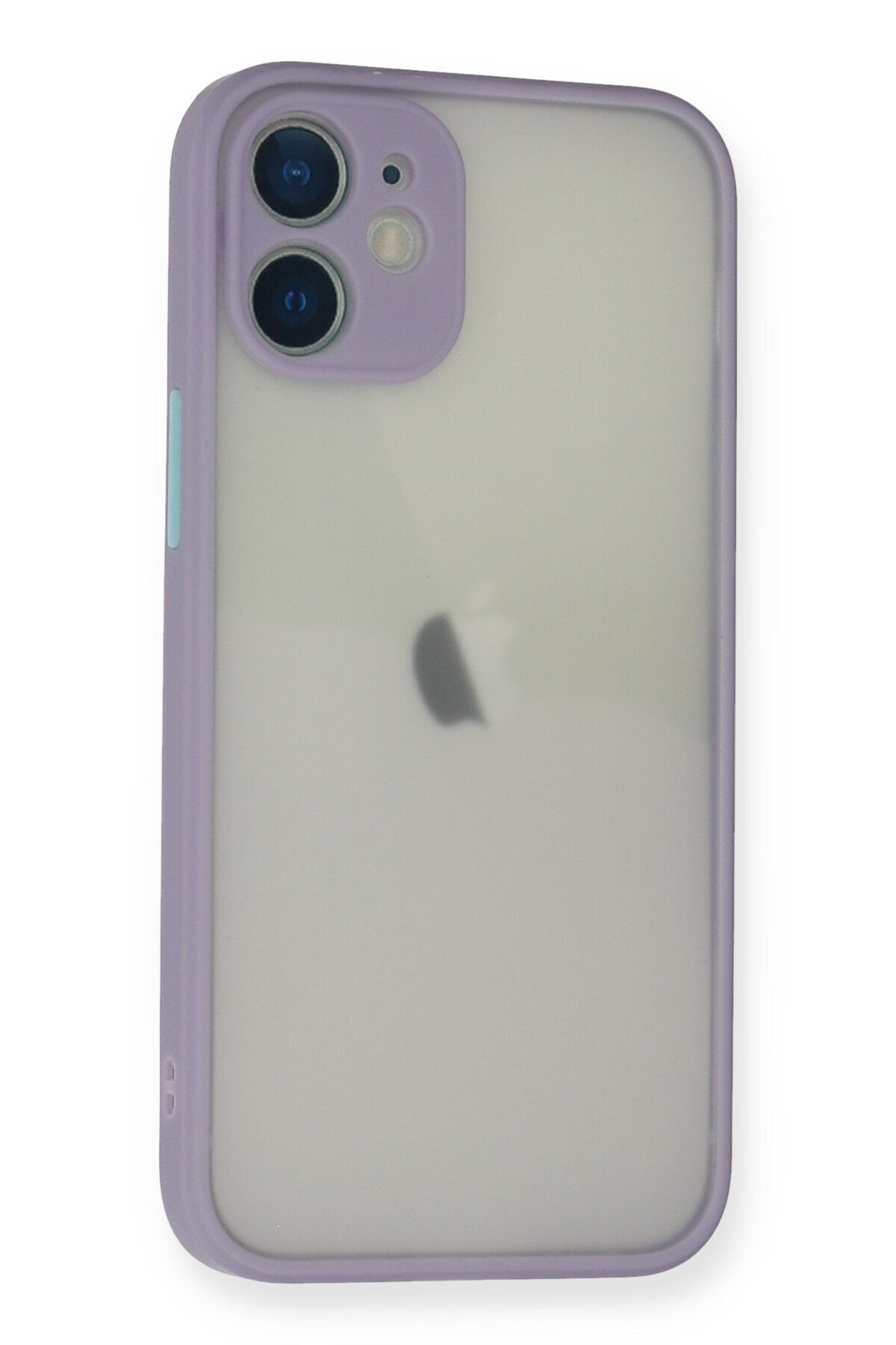 cepmoda iPhone 11 PRO MAX | Buzlu Şeffaf Silikon Mat Telefon Kılıfı – Darbeye Dayanıklı - MOR