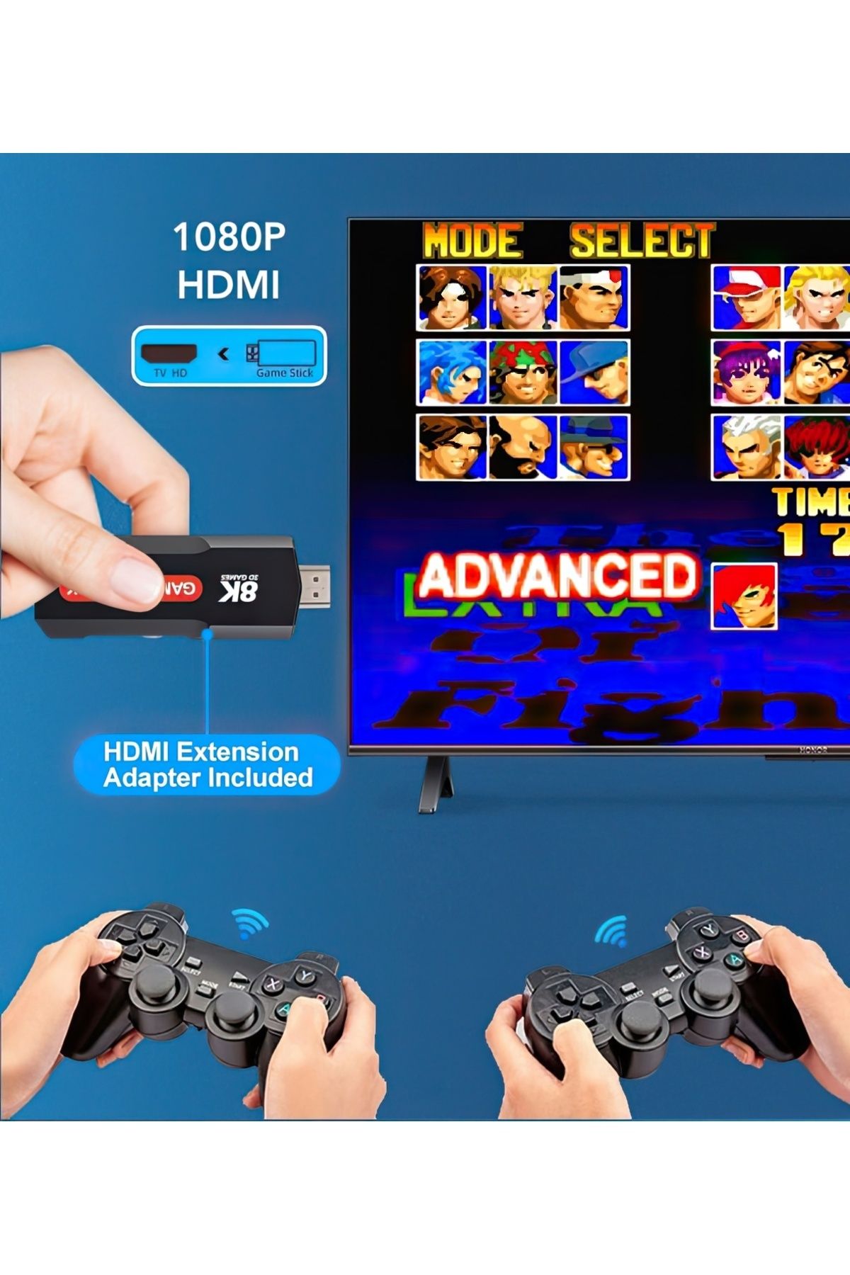 TMAX-Android Tv Box + Gaming Console (20,000 Games) 2 in 1 - Full Set (2024 New Model) 4