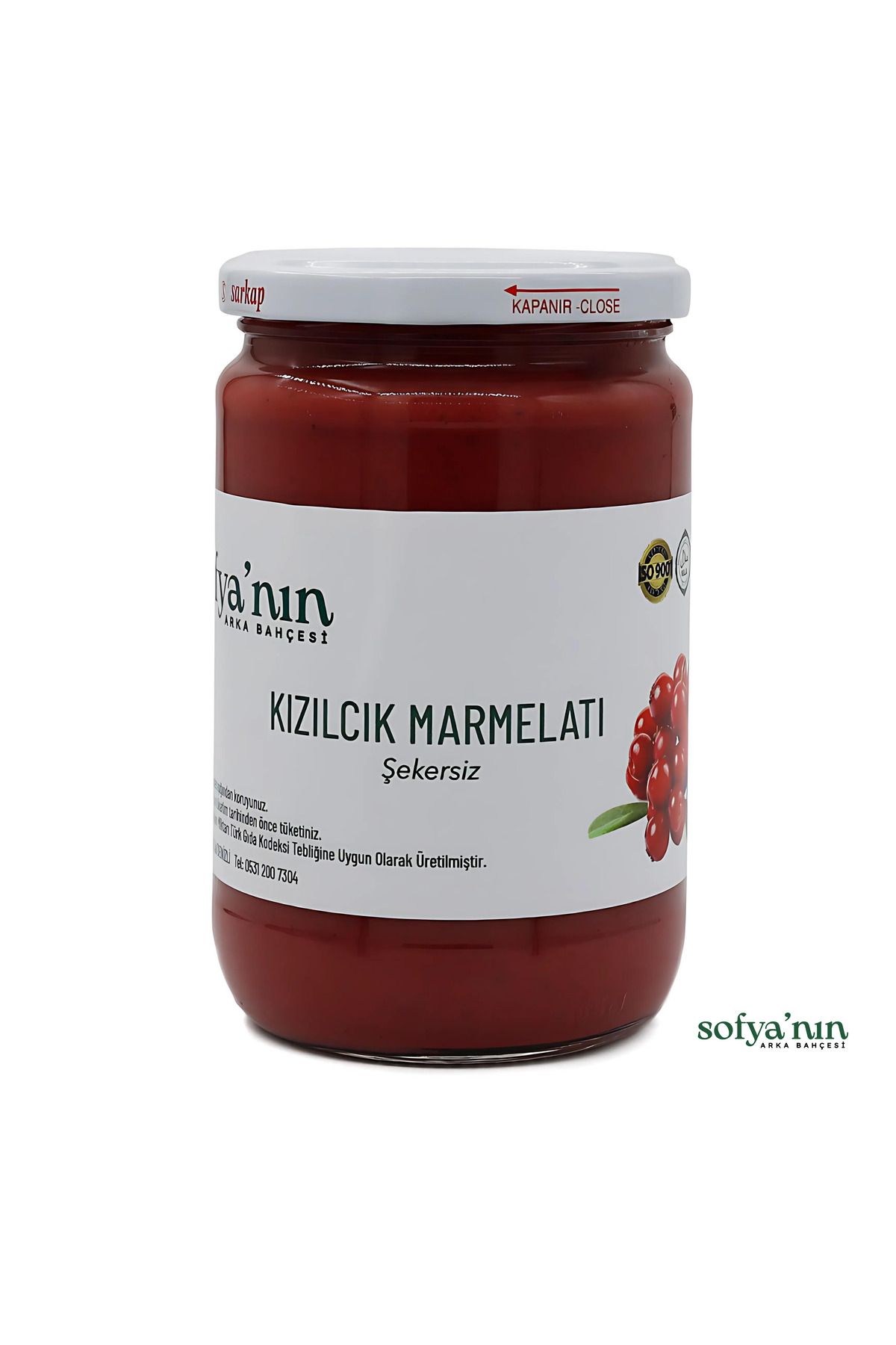 Sofyanın Arka Bahçesi Kızılcık Marmelat 460gr