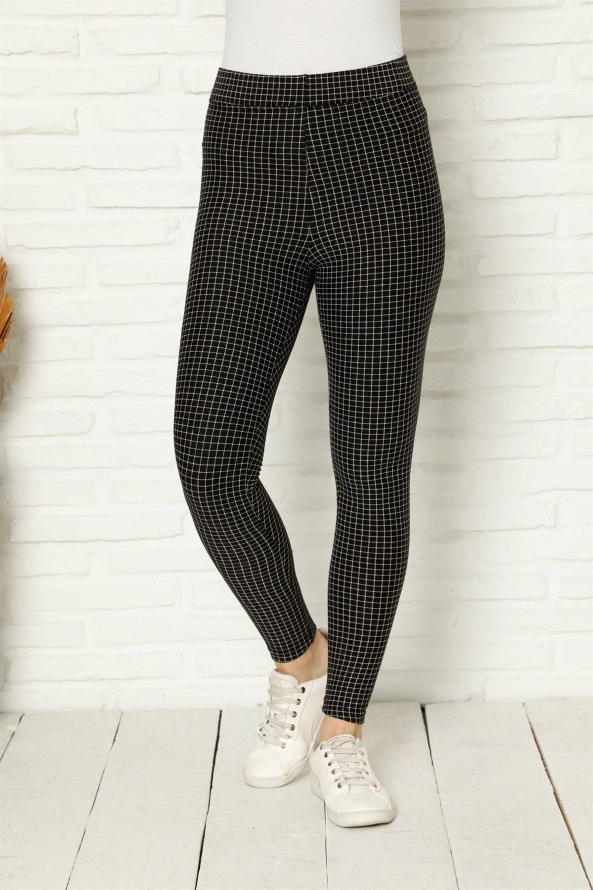 COXO Fashion`S Moda Stripe Combed Cotton Lycra Leggings 5883
